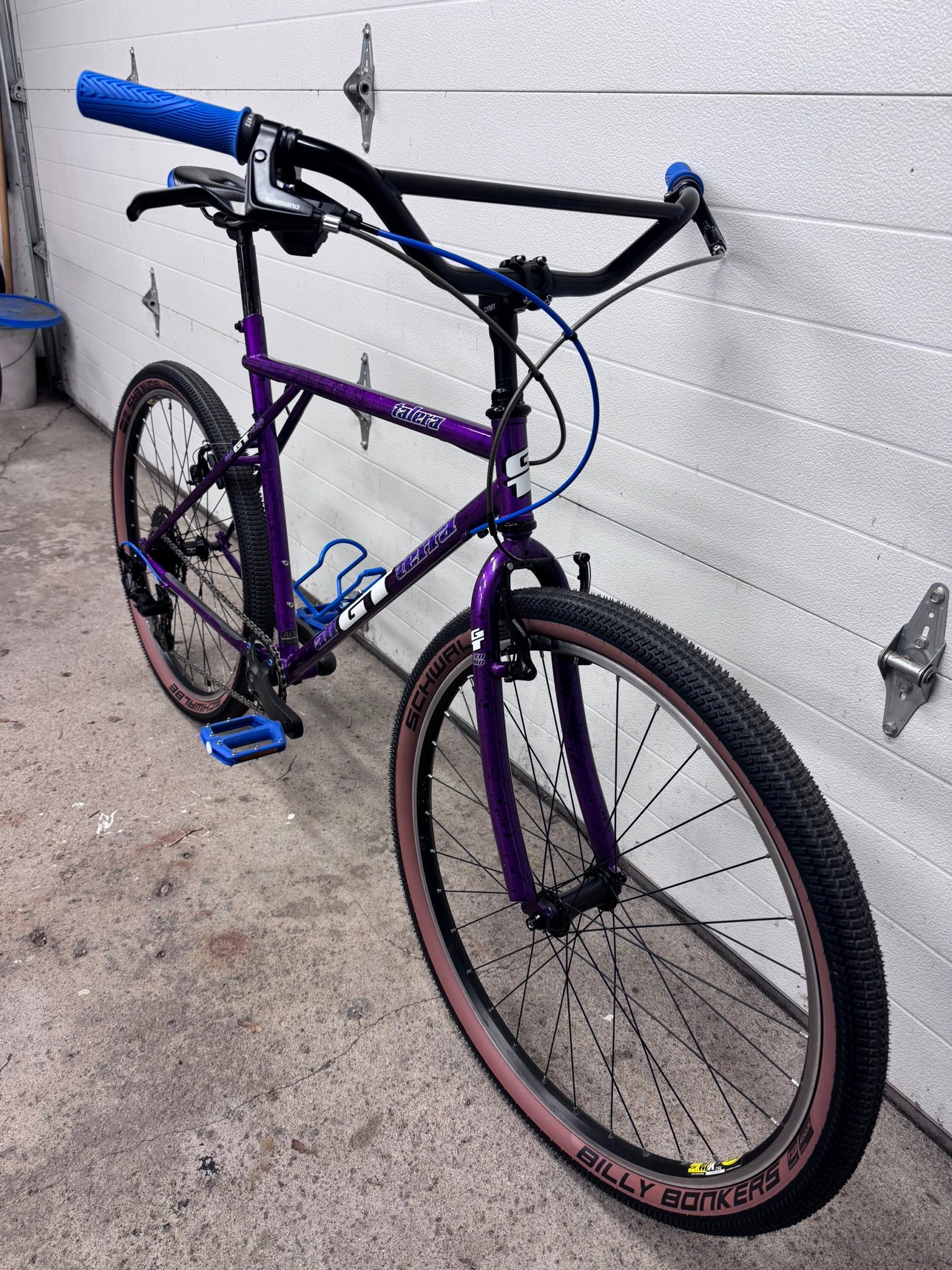 Early 90's GT bike with Advent 1x9 and swept bars