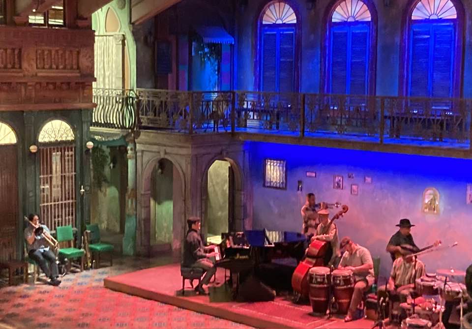 A photo of the on stage set list from Buena Vista Social Club at