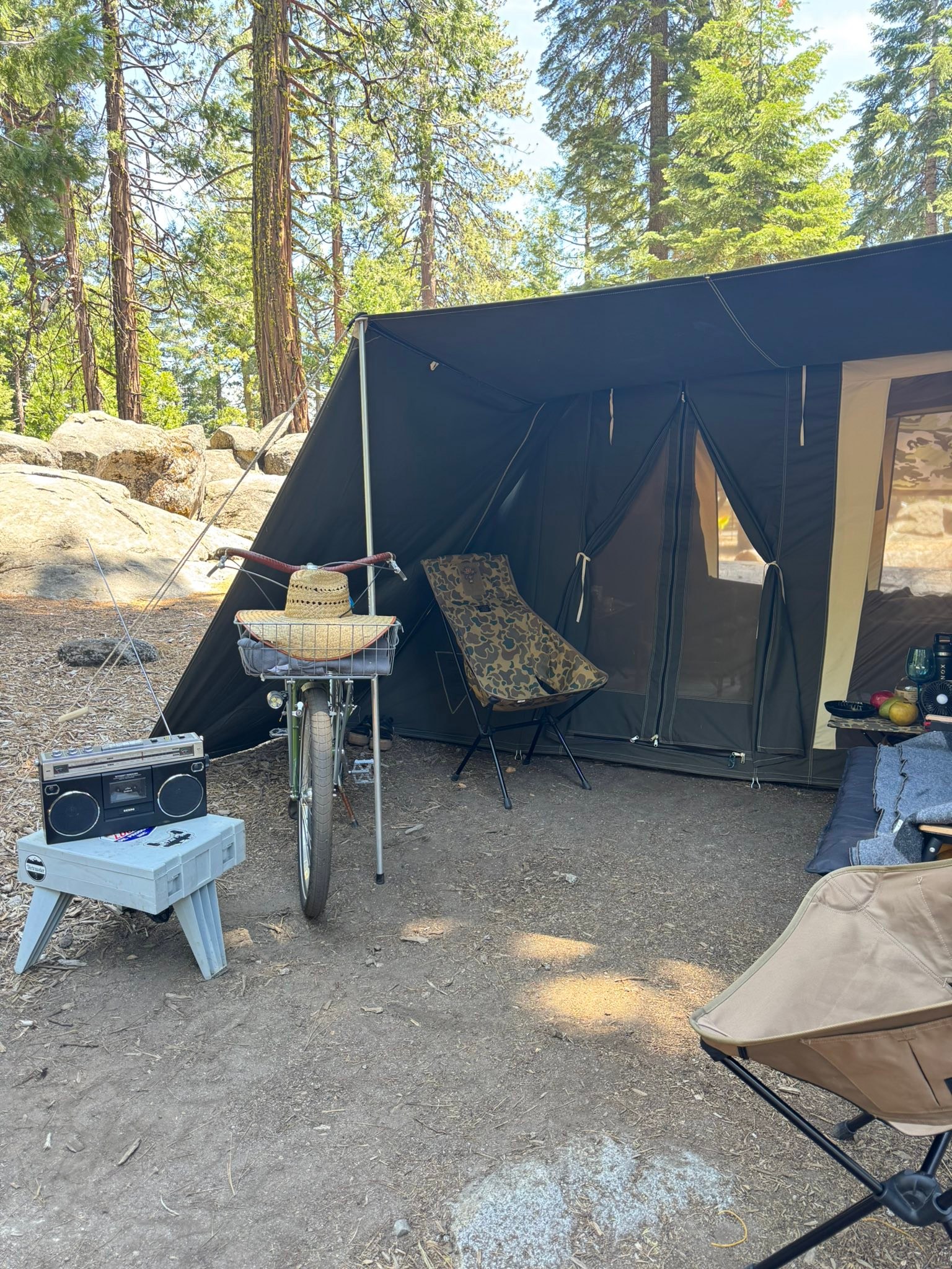 Springbar Tent Camping Experience at Ice House Campground