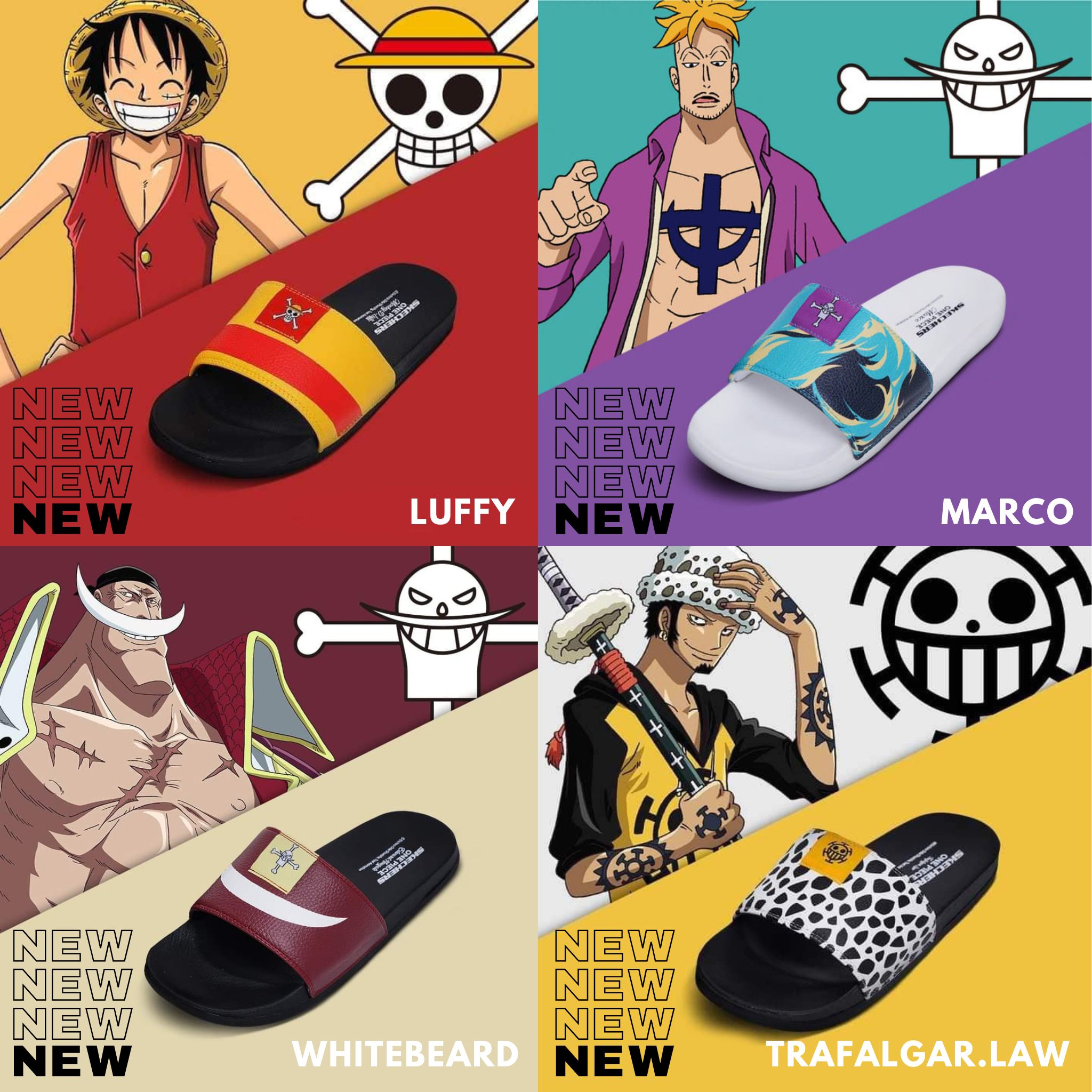 His and Hers - The Skechers X One Piece collection is...