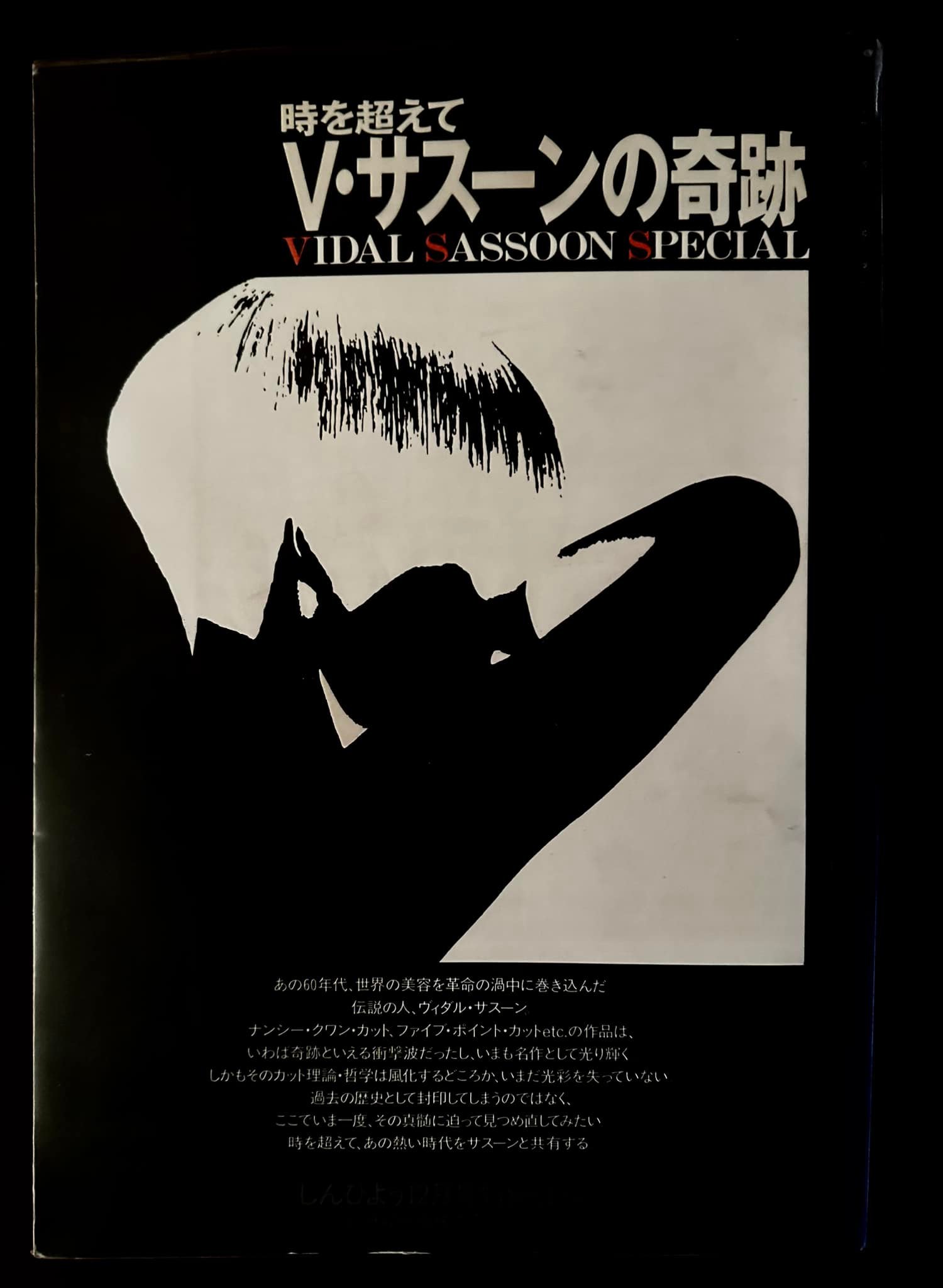 VIDAL SASSOON アート・デザイン・音楽 Vidal Sassoon Miracle of Vision” published 1991 by a Japanese