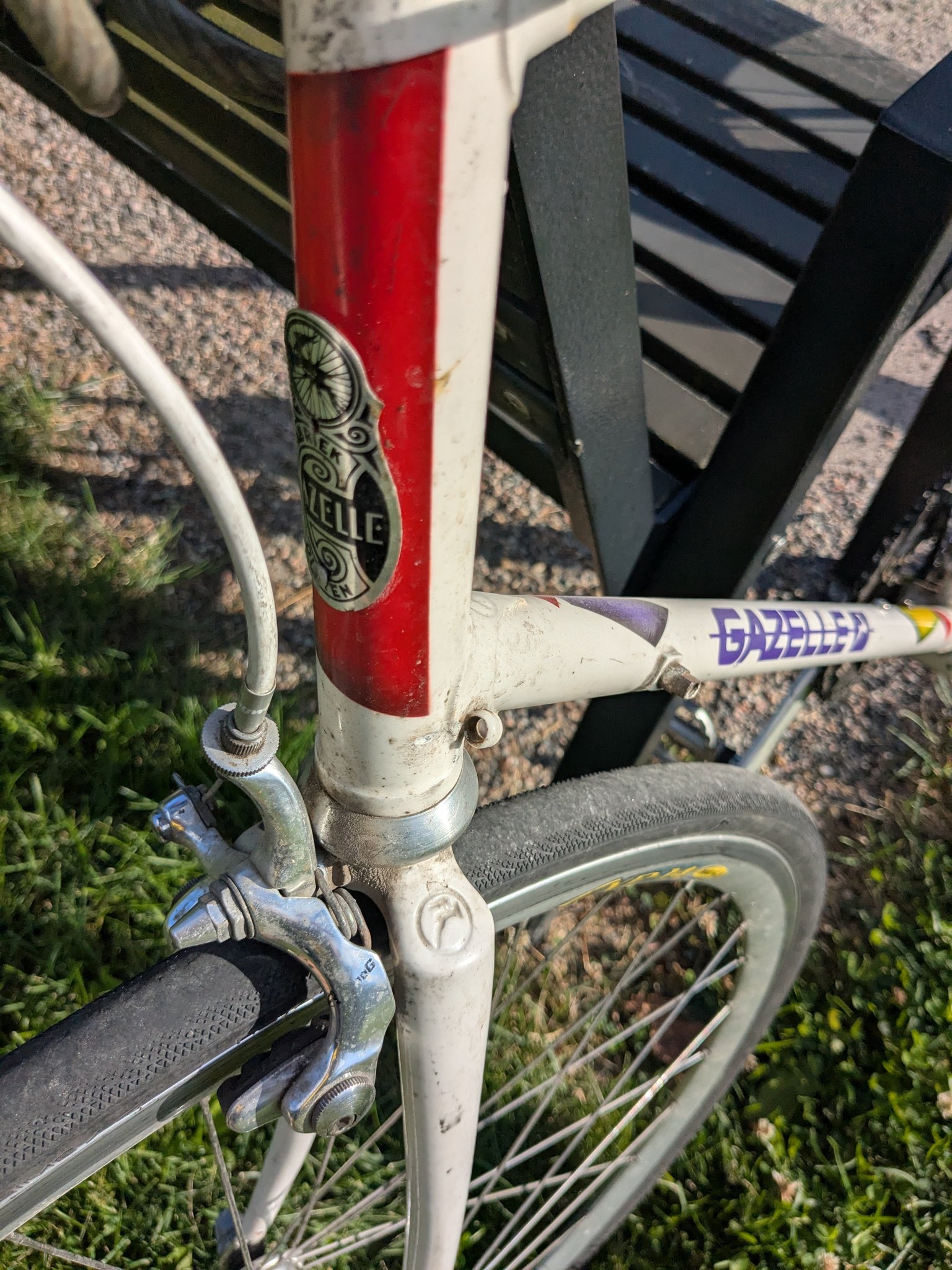 1980s Gazelle Champion Mondial bike with Shimano 600 groupset