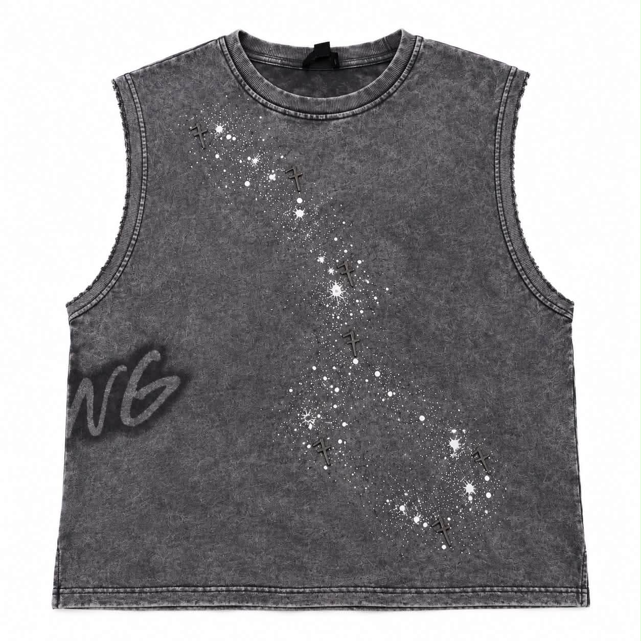 Authentic BTS Arirang Sleeveless Gray Shirt with 