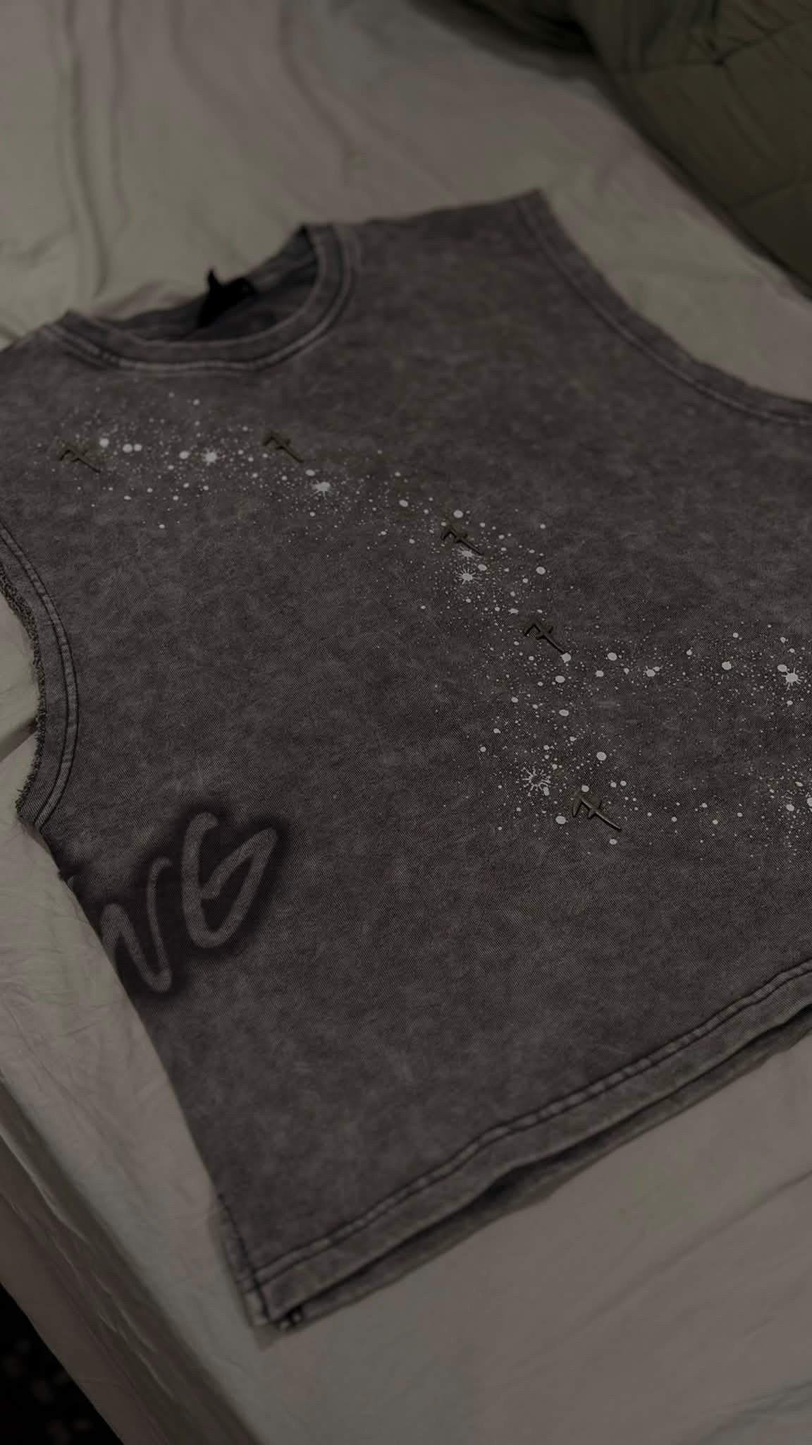 Authentic BTS Arirang Sleeveless Gray Shirt with 