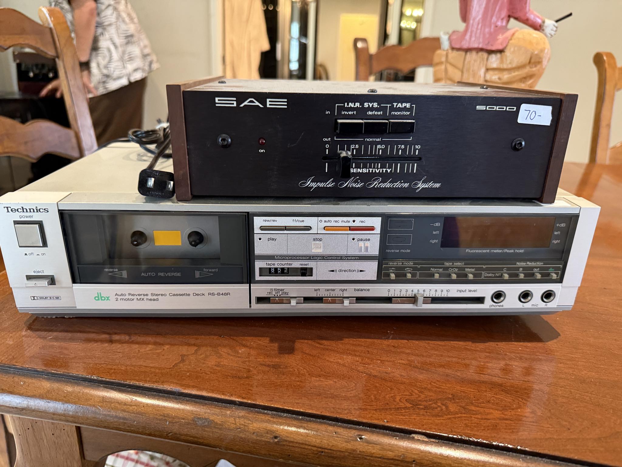 Vintage Technics M24 cassette deck