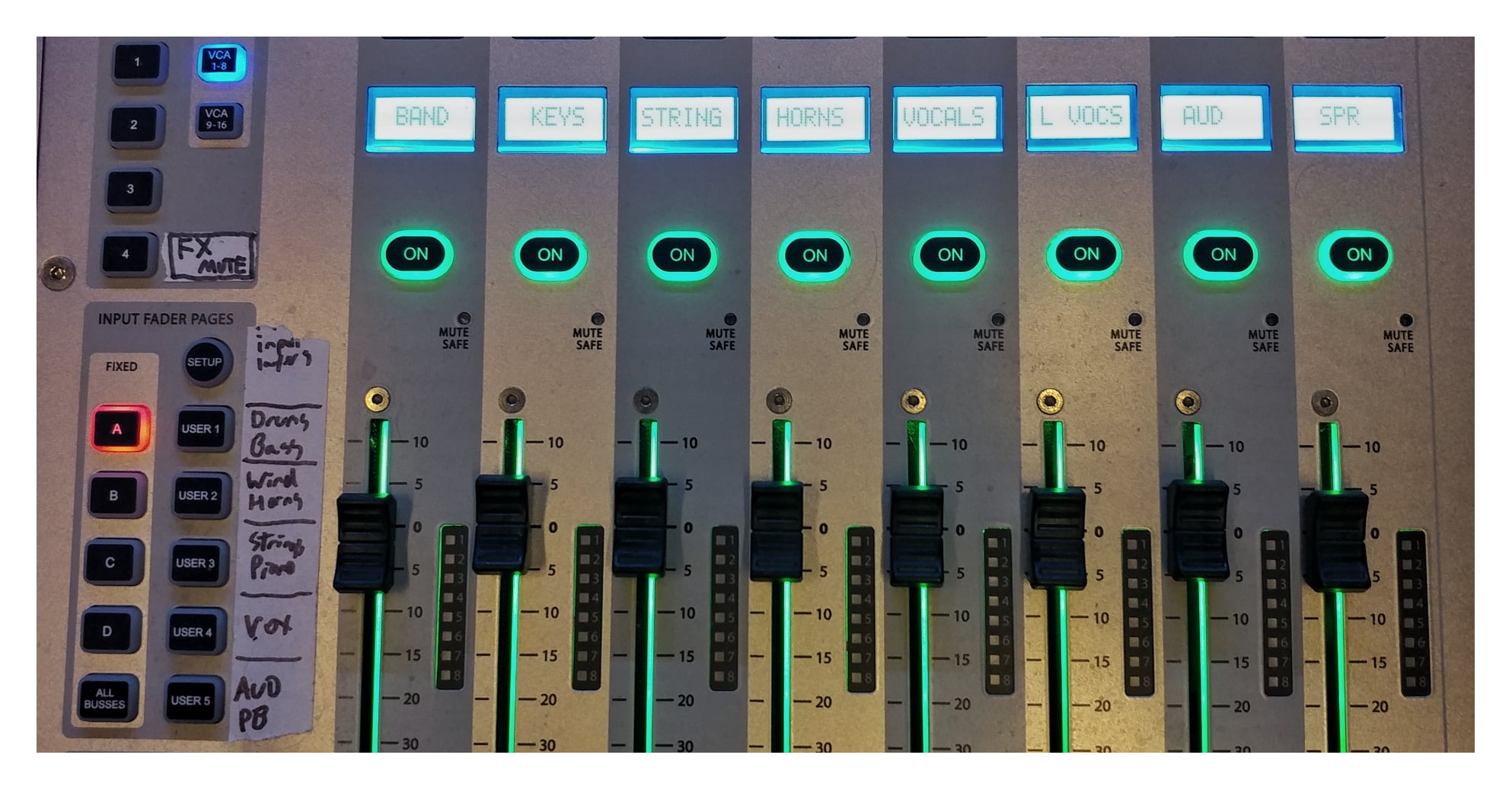 Hey Audio Student | During a live performance capture, the stem mixes I ...