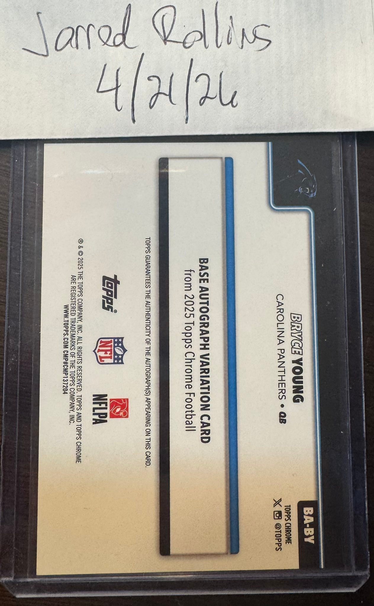 Bryce Young auto orange lava card for sale