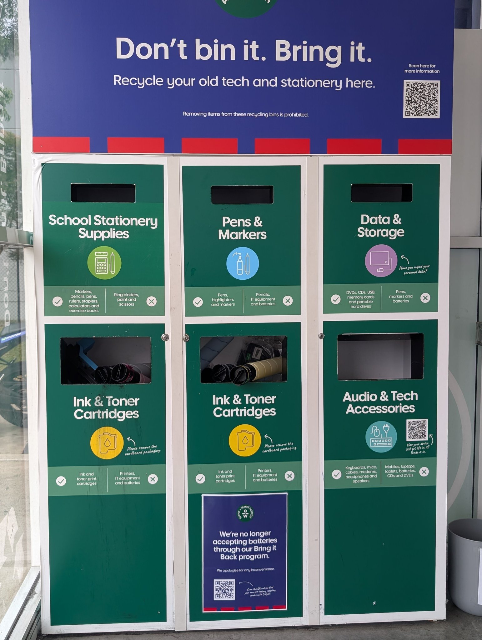 WarOnWasteAU | Hi everyone. This is what Officeworks accepts. | Facebook