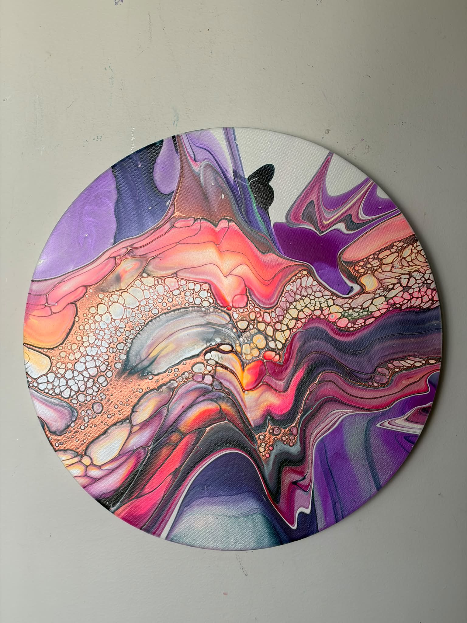 Hello . . . send a dream from japan . . . A mixture of acrylic and