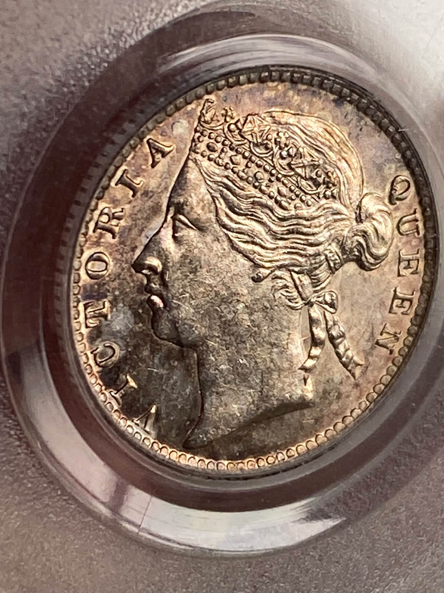 1895 Queen Victoria Silver Coin for Sale - MS62 with Beautiful