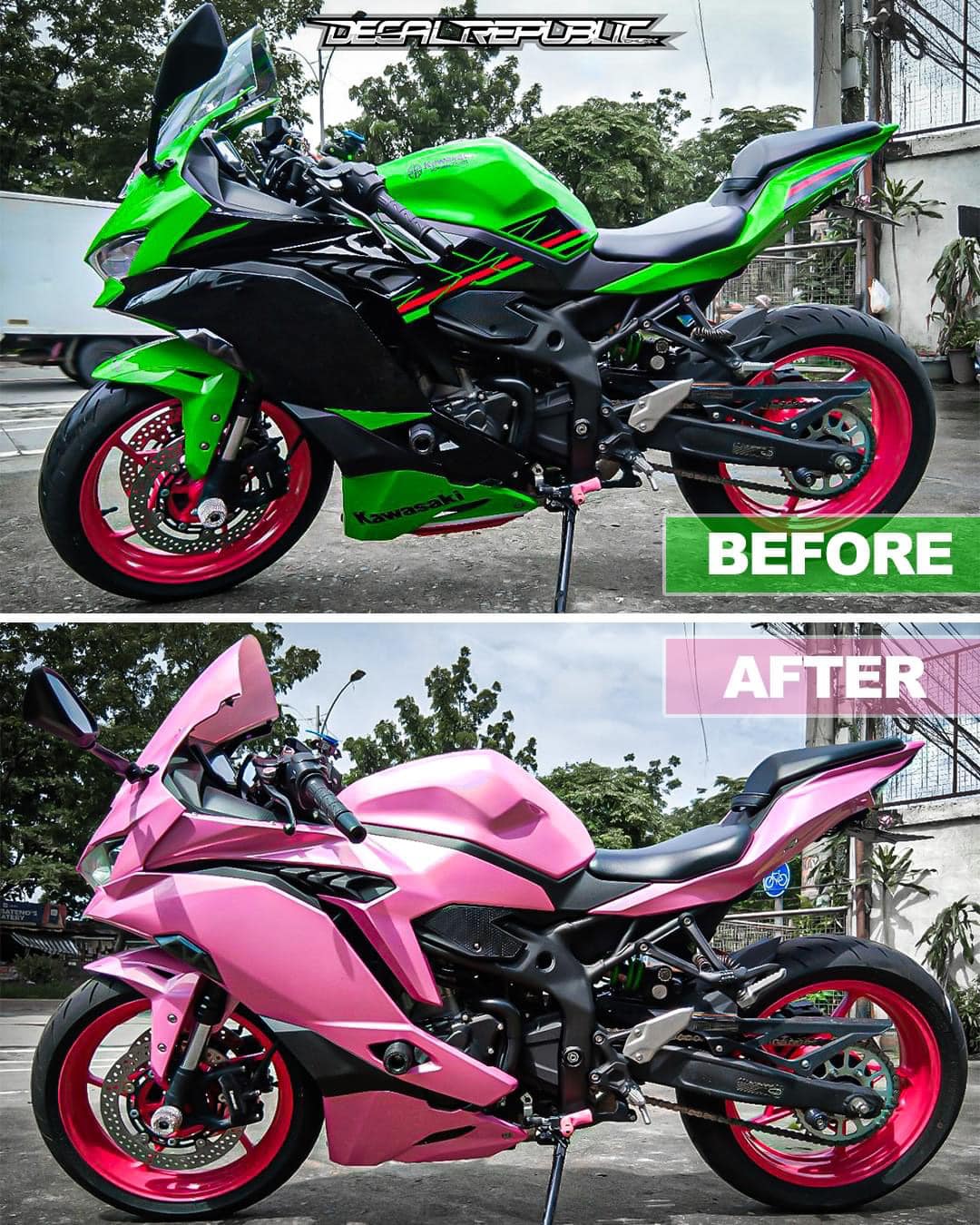 Kuromi Vibes on a Kawasaki ZX-6R 🖤💜 | BIKESKINZ.com