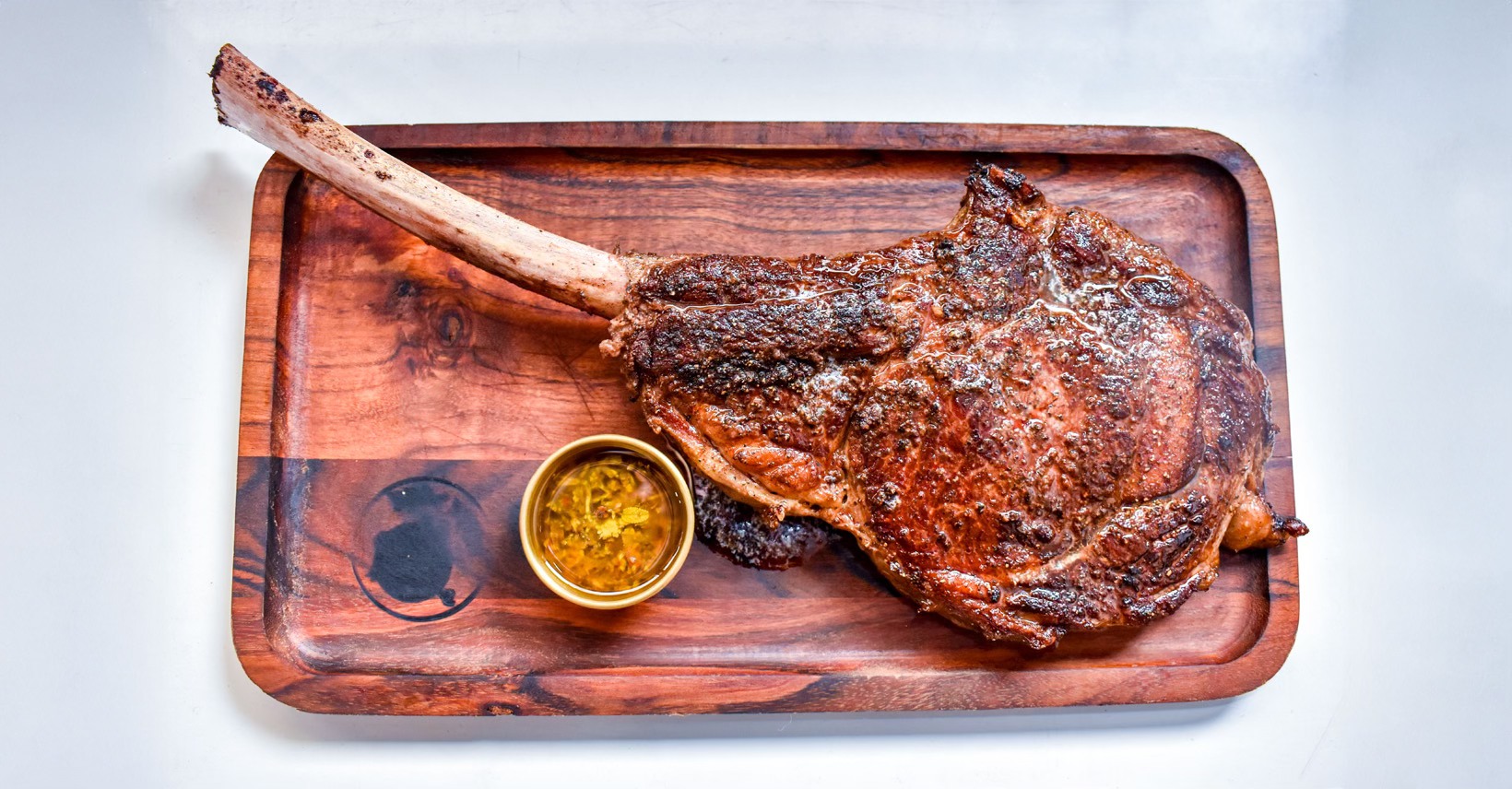 Brian - The tomahawk steak weekend special from Black Pork. Look for my ...
