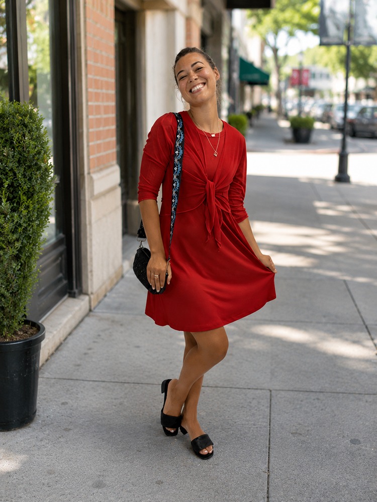Effortless never goes out of style! This red dress is made for everyday plans and easy moments.❤️ Shop The Dress >> https://chicsoul.us/4opchhj