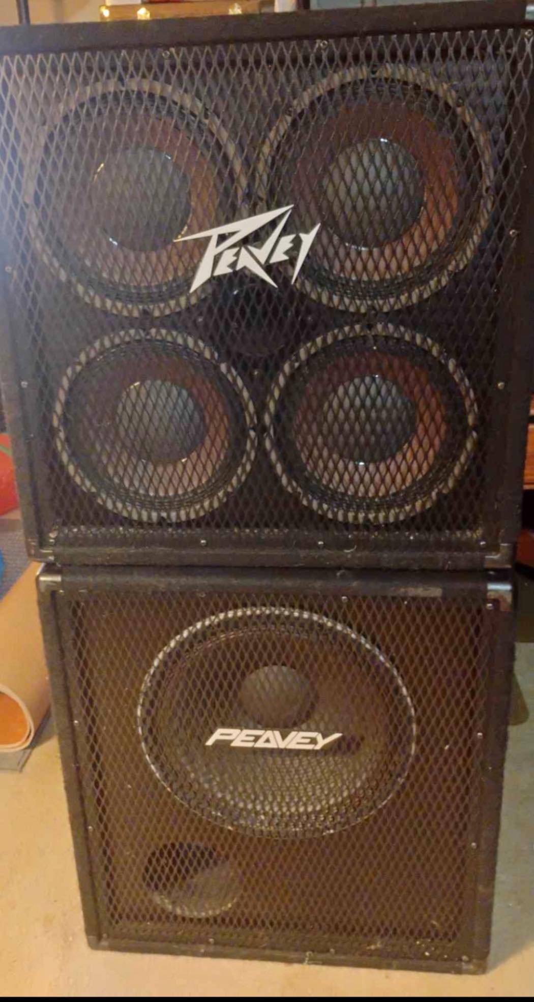 What amp to use with a Peavey 4x10 and 1x15 stack for 90s grunge
