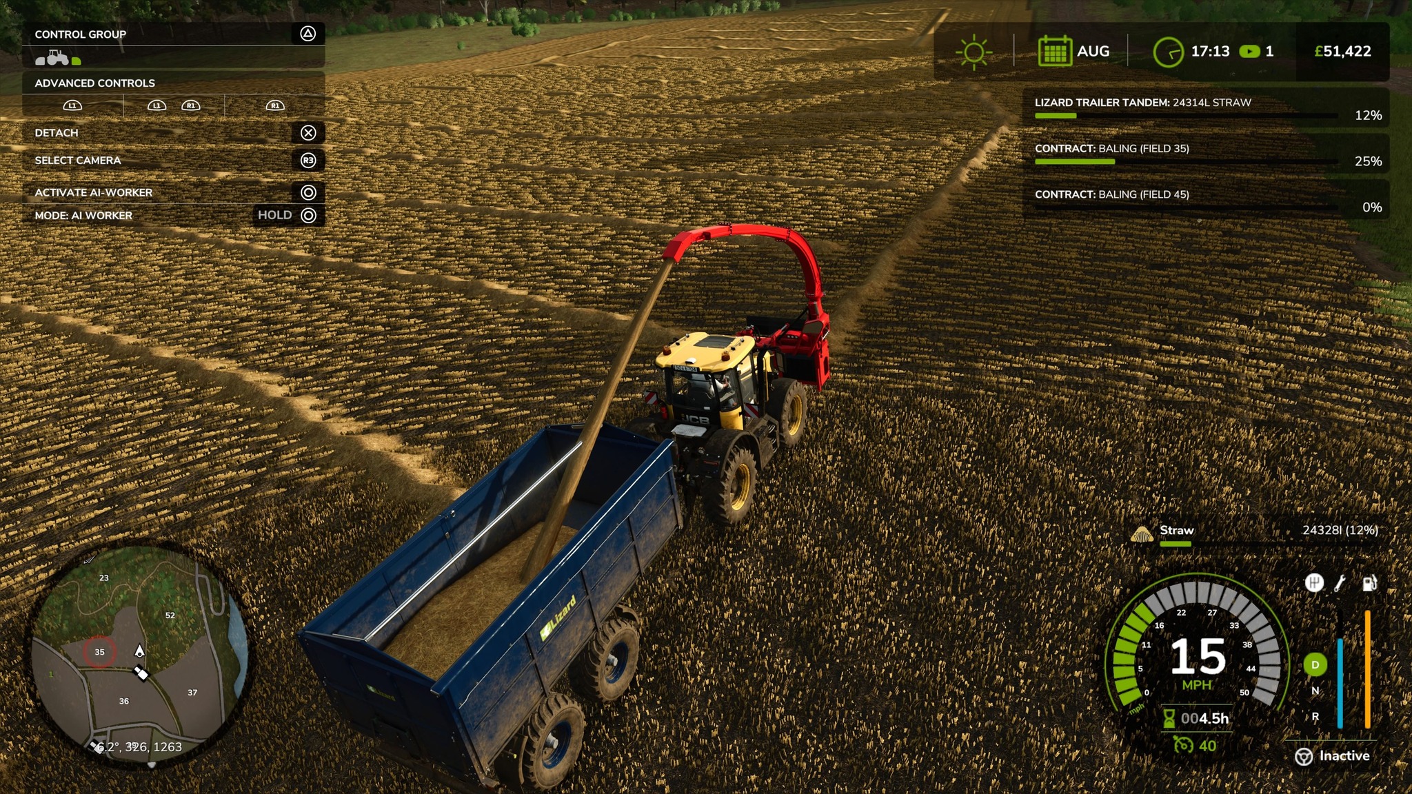 Baler package with Lizard R90 mod for Farming Simulator 22