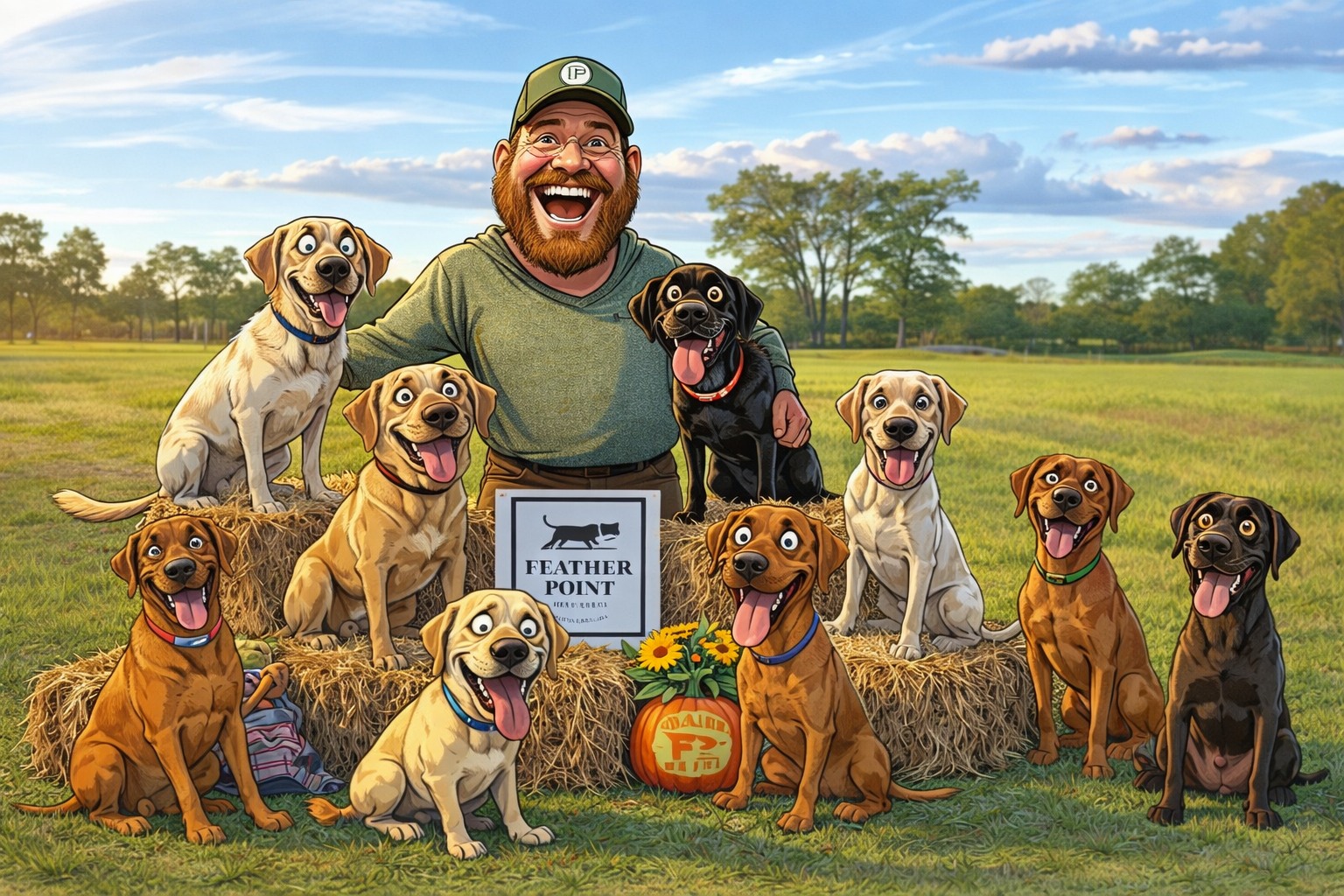 American Pointing Labrador Association | Blake and the Feather Point ...