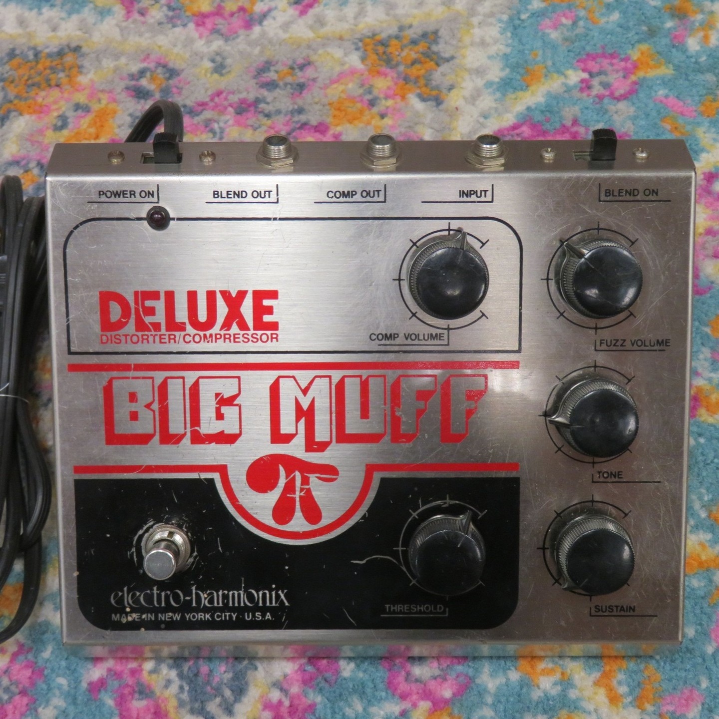 Rare Electro-Harmonix Sovtek Civil War Big Muff Pi 1991 White