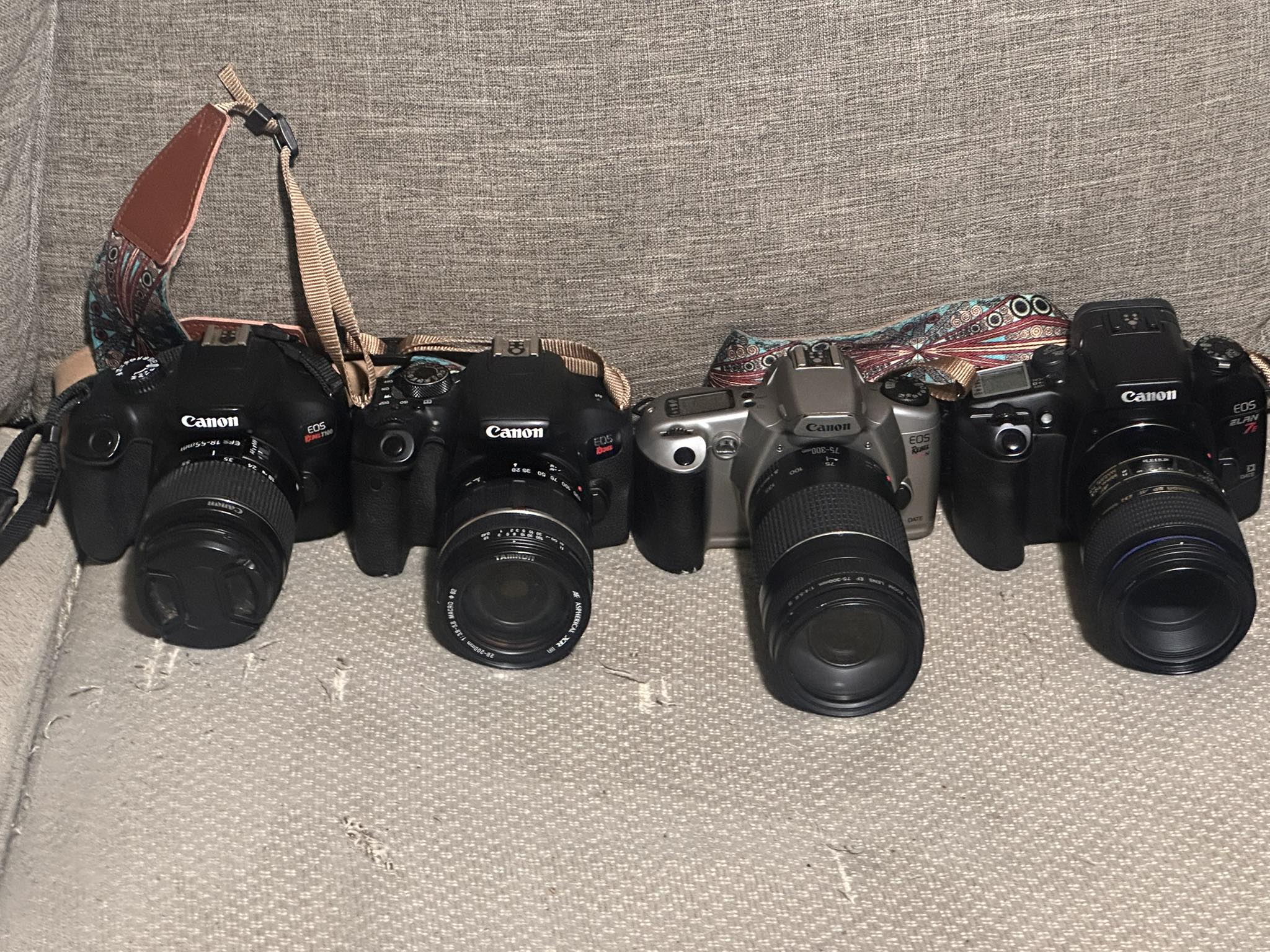 Canon camera collection growth