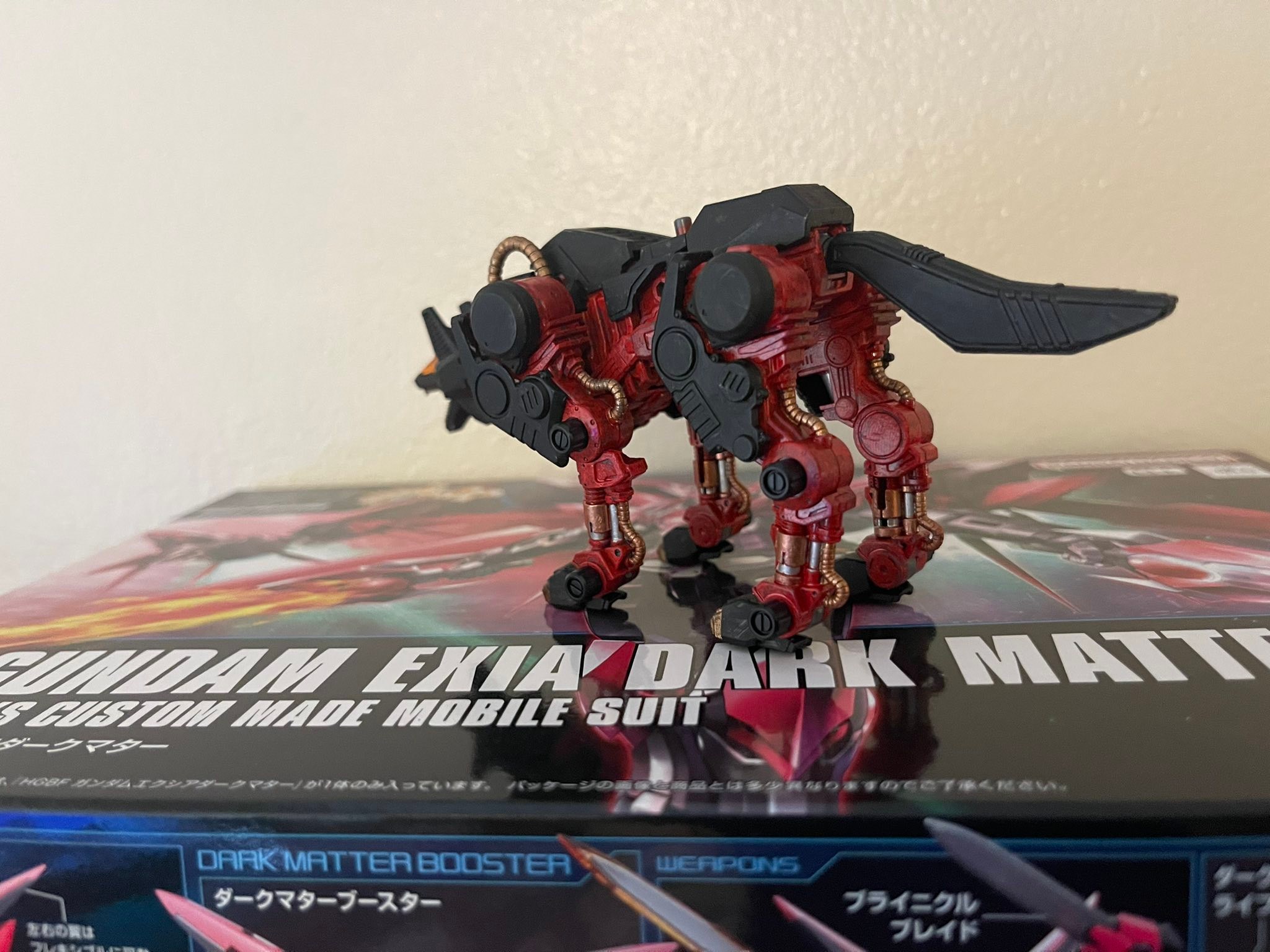 Assembling and customizing a zoid model