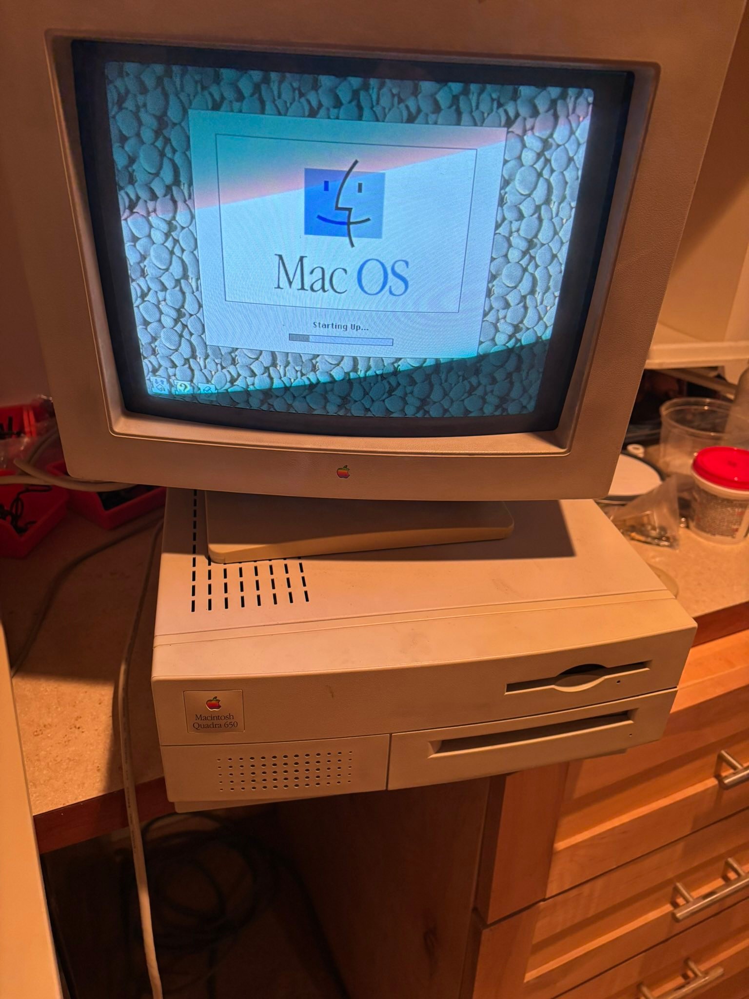 Vintage Apple Quadra 650 computer found