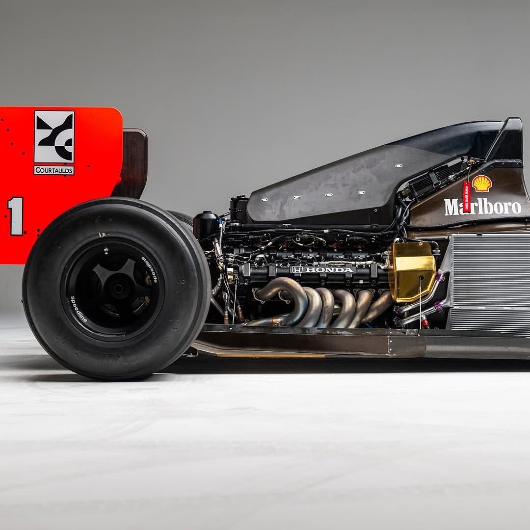 Ayrton Senna's McLaren Honda V12 with semi-automatic gearbox at Monaco