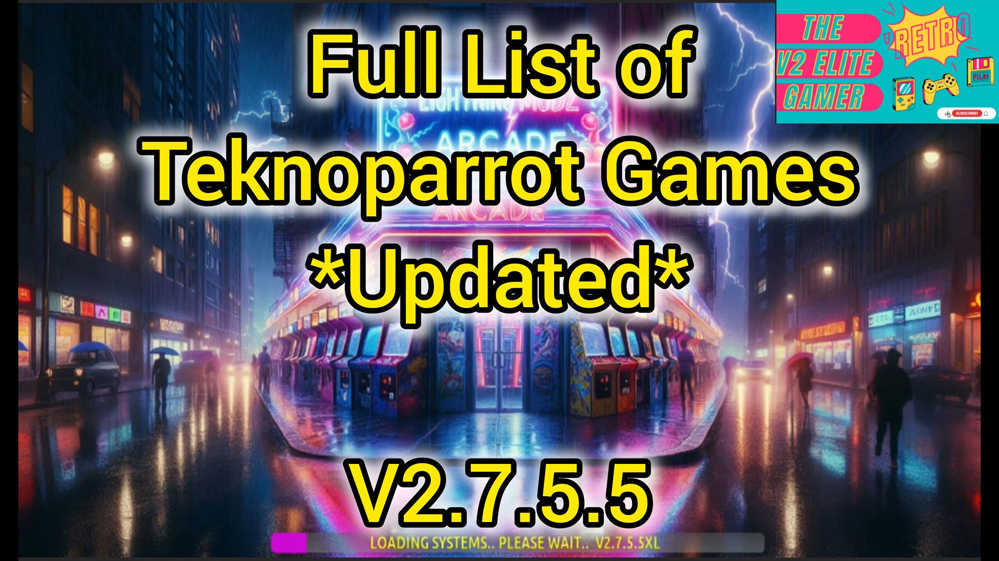 Hi. Here is the updated full list of Teknoparrot Games following