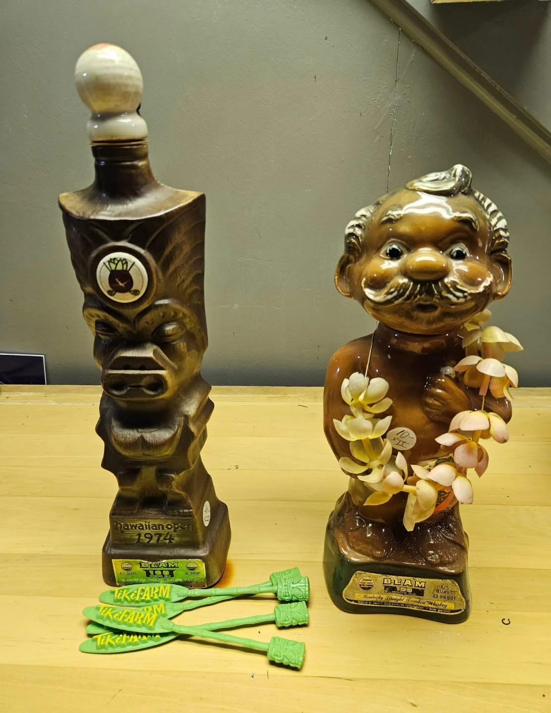 Picked these up from a yard sale: Jim Beam bottles made for mid