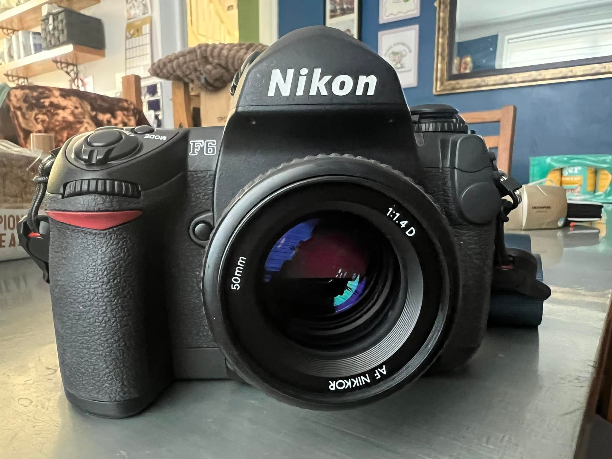 Nikon F6 film camera review with AI and AF Nikkor lenses