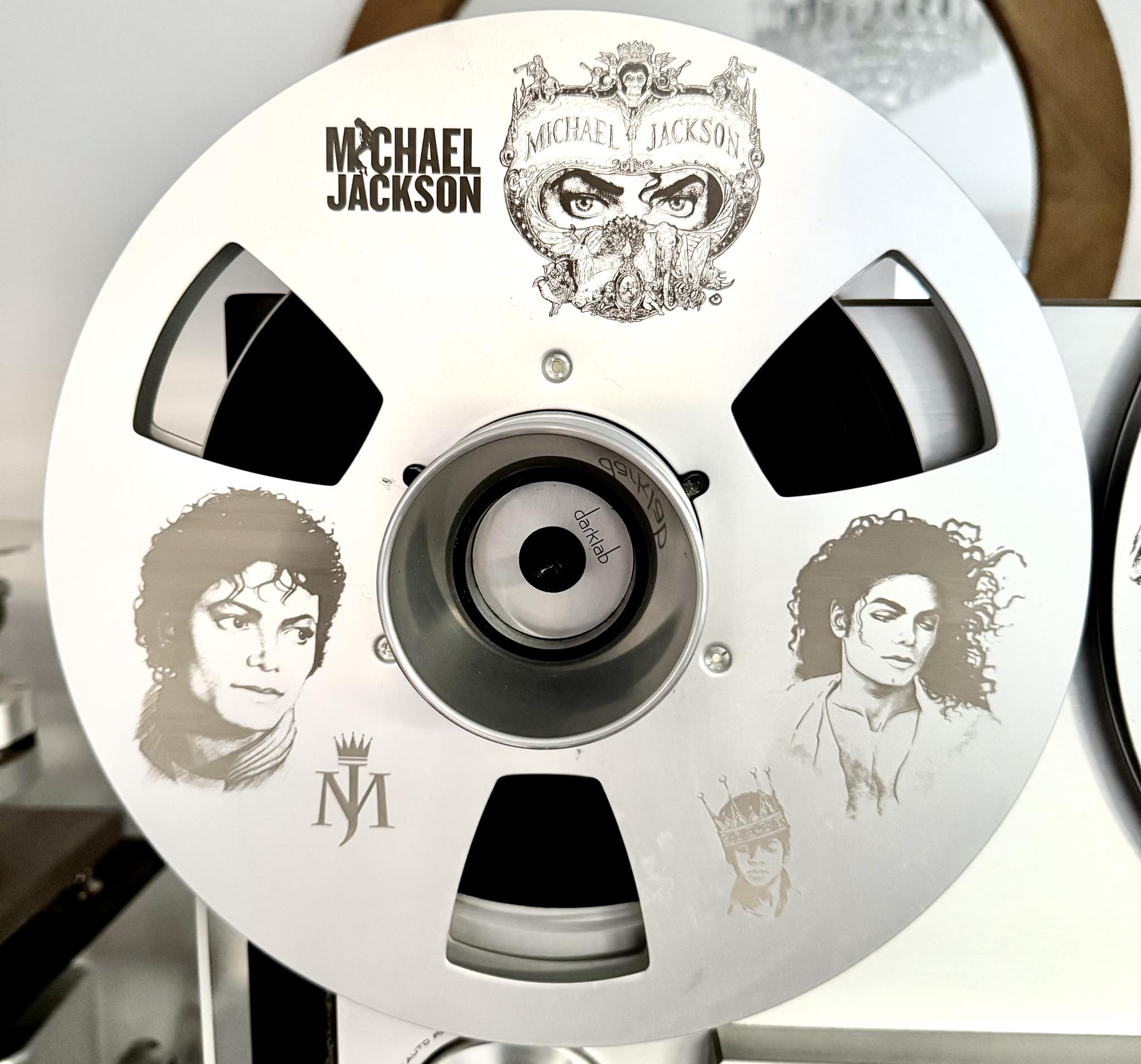 Michael Jackson 24kt gold-plated record collectible