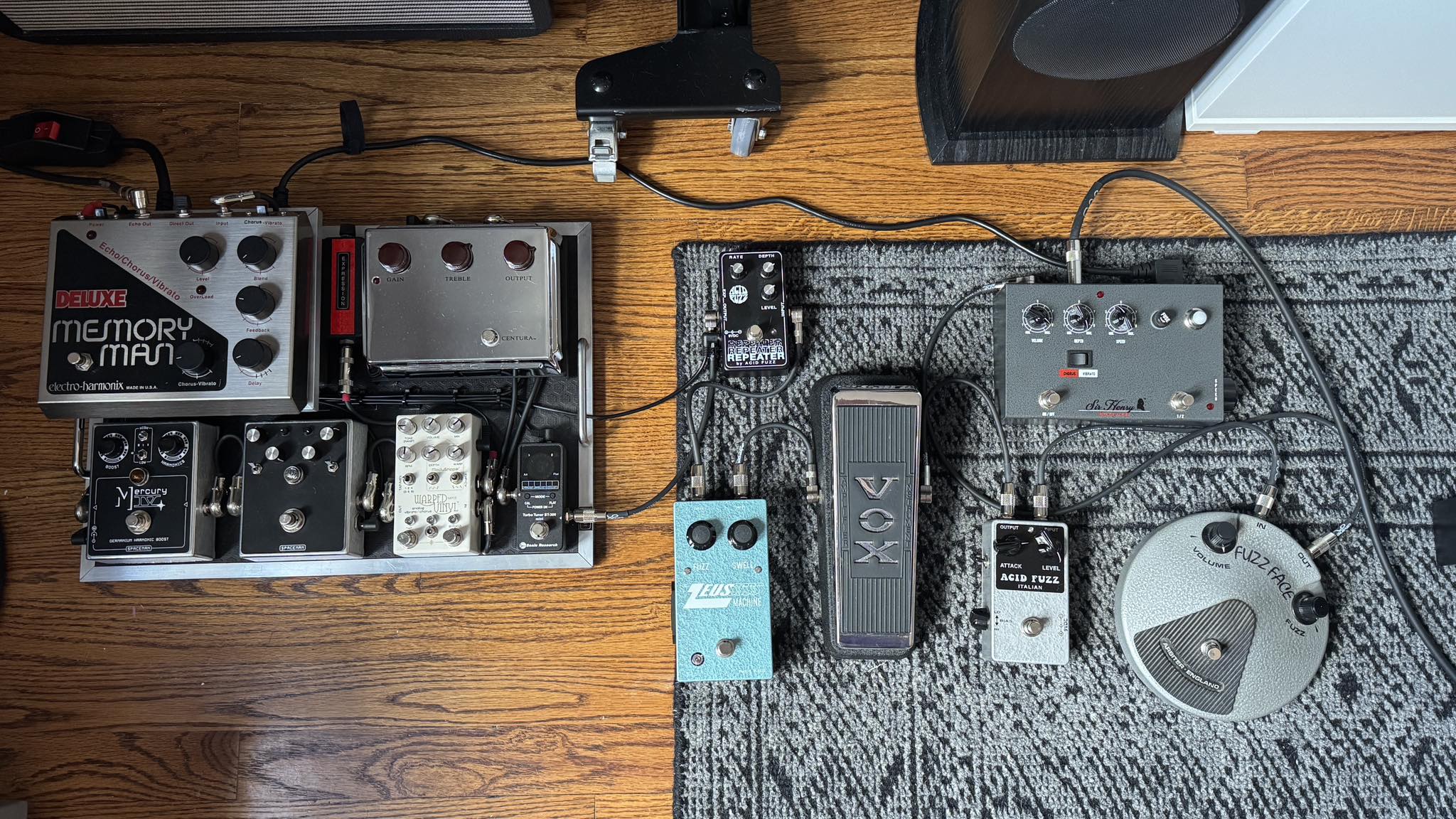 エフェクターセット　BOSS EHX MXR ___robyf___ #pedalboard #boss #mxr #rat #bigmuff #electroharmonix