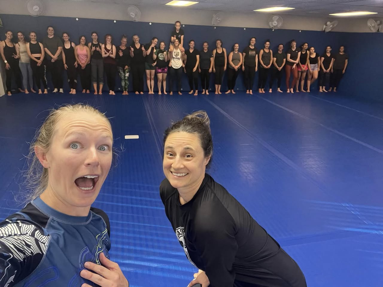 Free ladies jiu jitsu class at HumbleGrounds Jiu Jitsu Academy in
