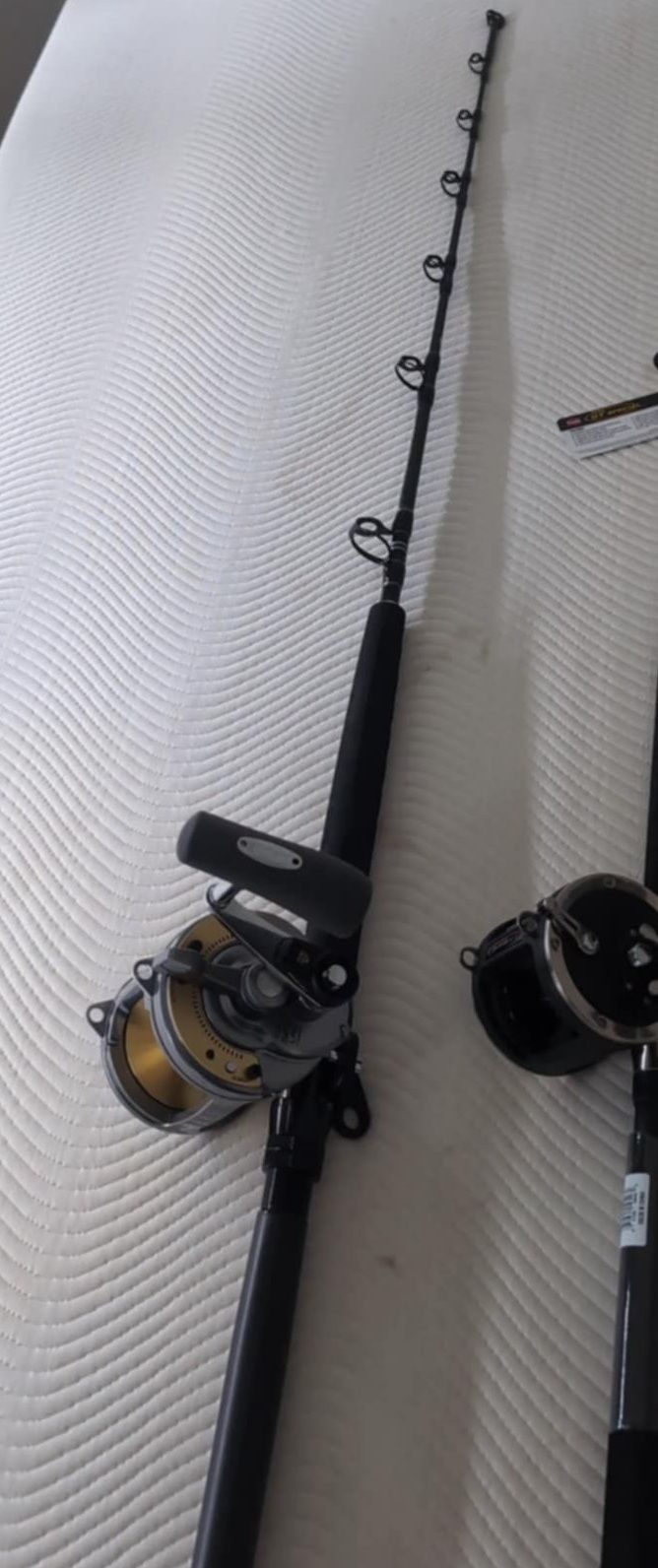 50 pound lime on 40 pound rated fishing pole KastKing Zephyr Dual-tip Spinning Rod and Reel Combo Green The instant anti Ugly Stik GX2 Spinning Combo