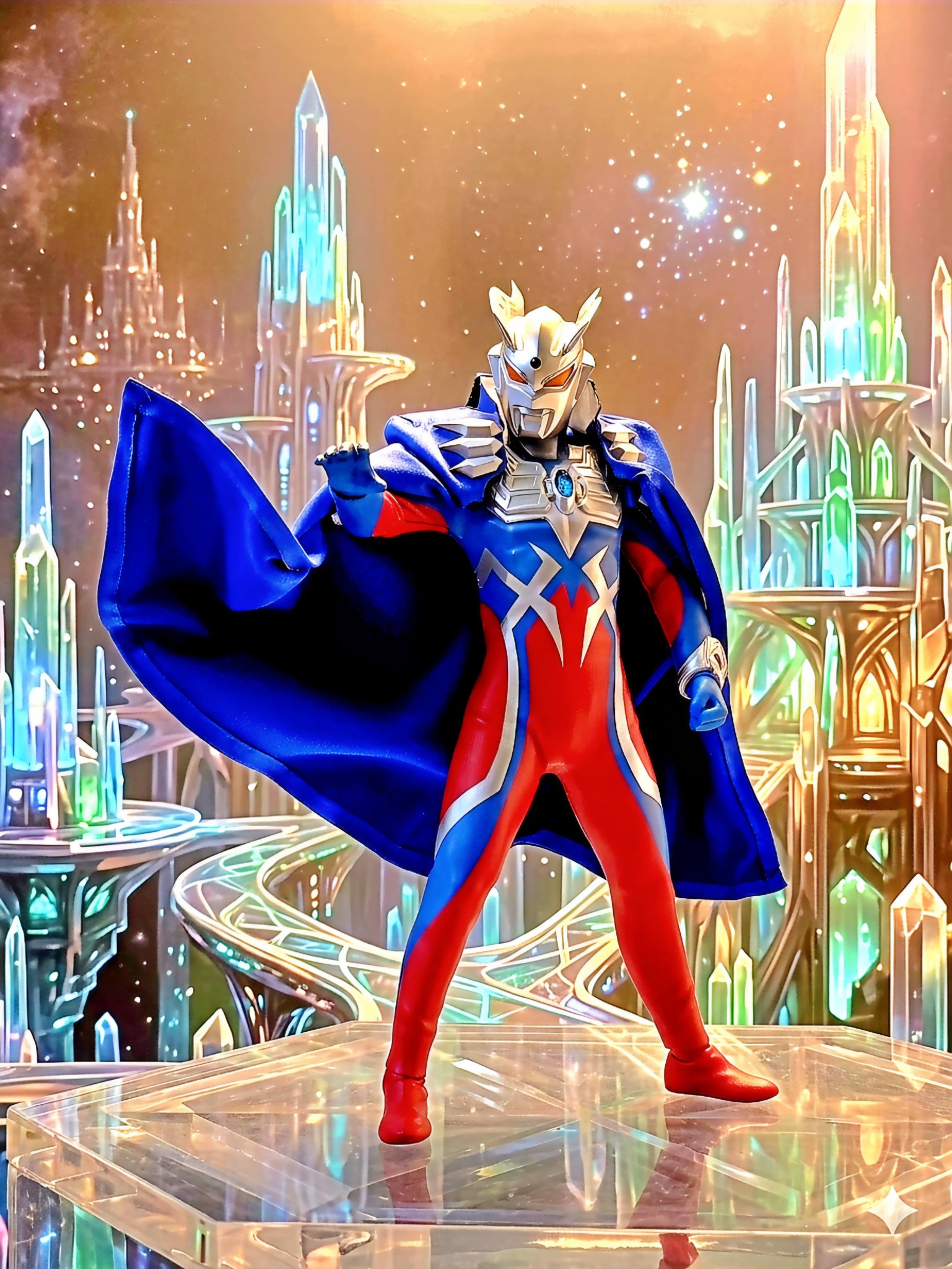 Ultraman Zero ! (model : Popone Toys) 画 படபப்ப 銀 ES JAB