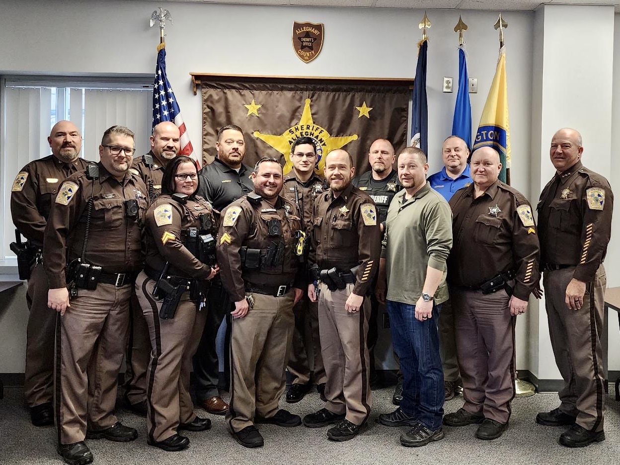 Many nice promotions here at the Alleghany County/Covington Sheriff's ...