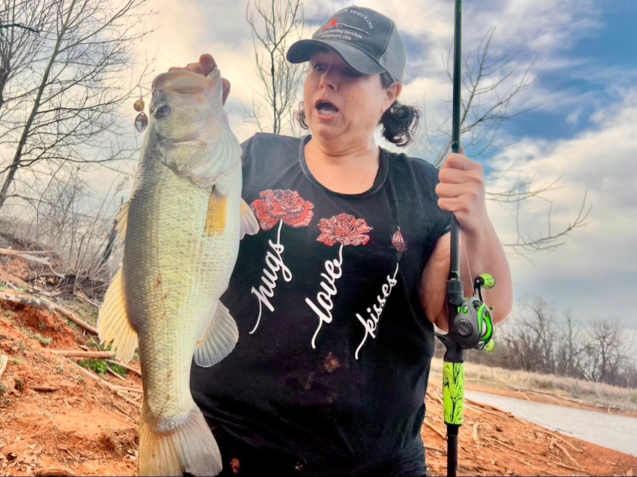 dan fritz fishing pole Sniper II Series Casting Rod 7'4"MH-G This innovative design not only enhances durability but also significantly increases sensitivity Catching a fish this big
