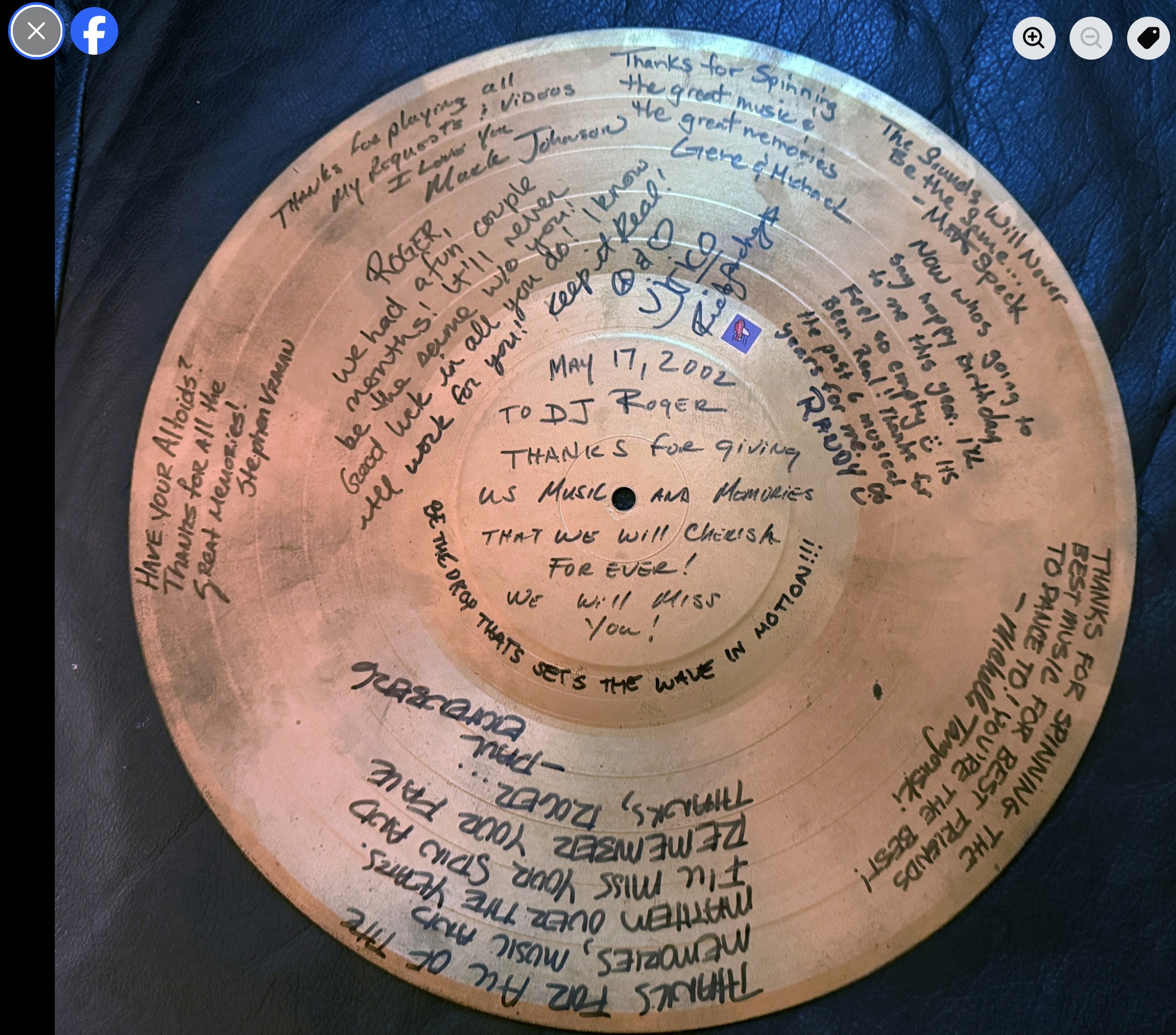 DJ receives gold record from regulars | Ann Arbor, MI