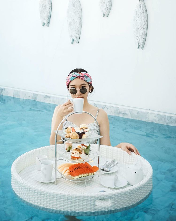 Veranda Resort - Let’s enjoy floating afternoon tea at...
