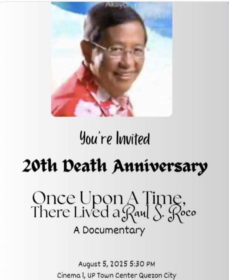 Lorna Kapunan - Remembering Senator Raul S. Roco( RSR),... | Facebook