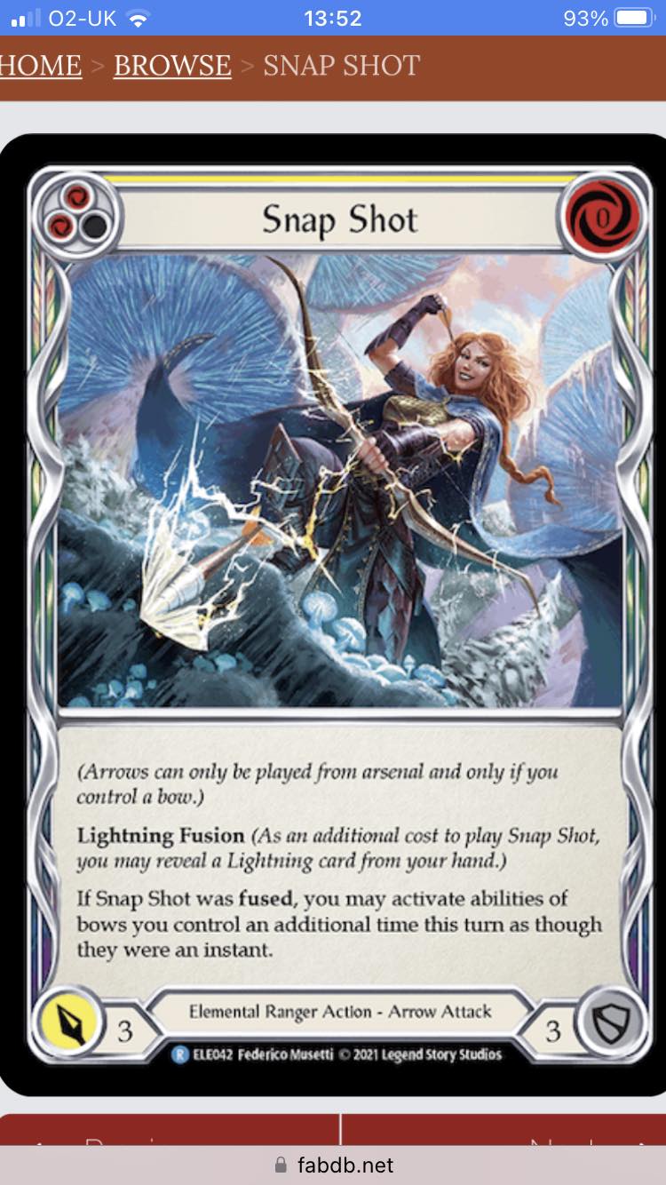 When to pop Quicken token in Flesh and Blood