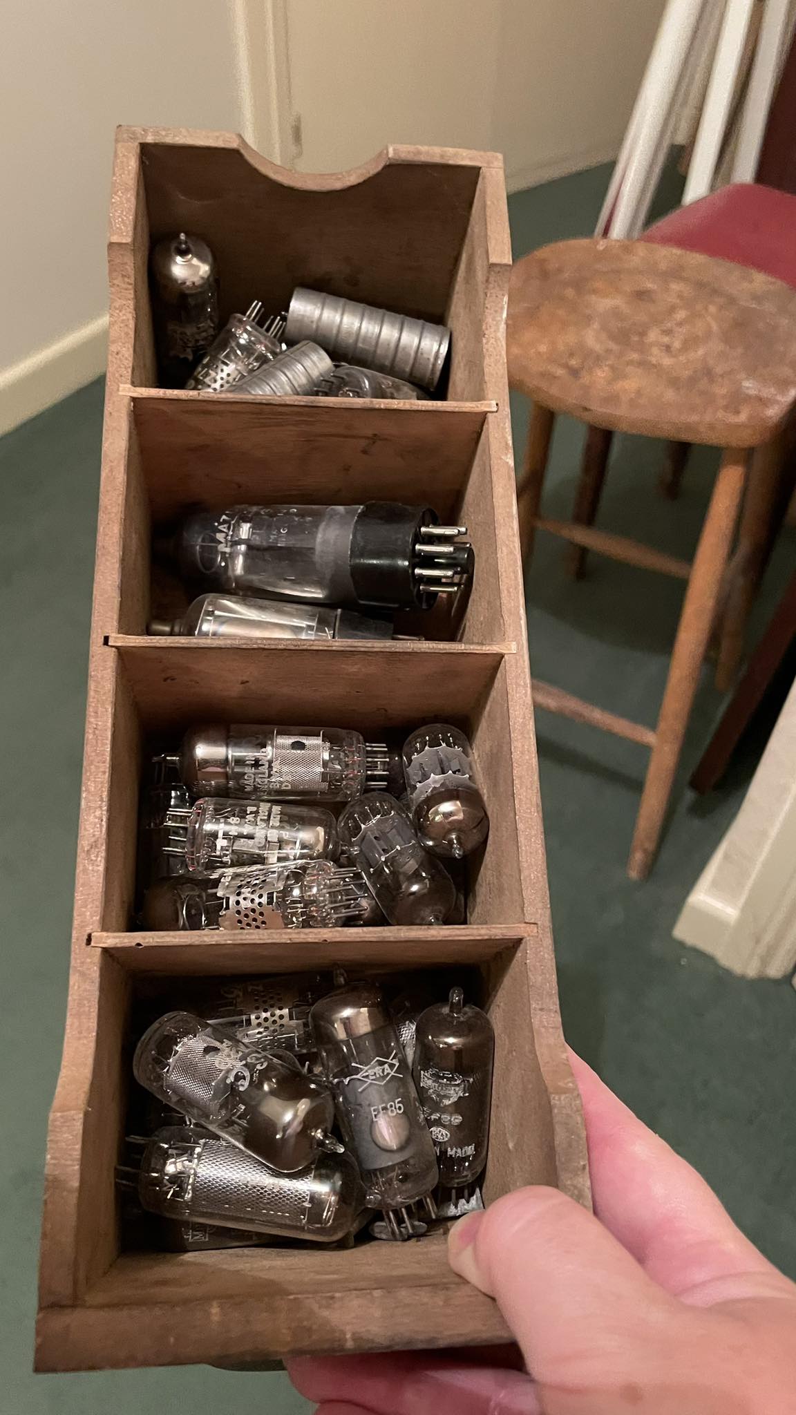 10-Pound Box Of Used Radio Tubes - For Repair, Crafts, Steampunk, Or Target Practice