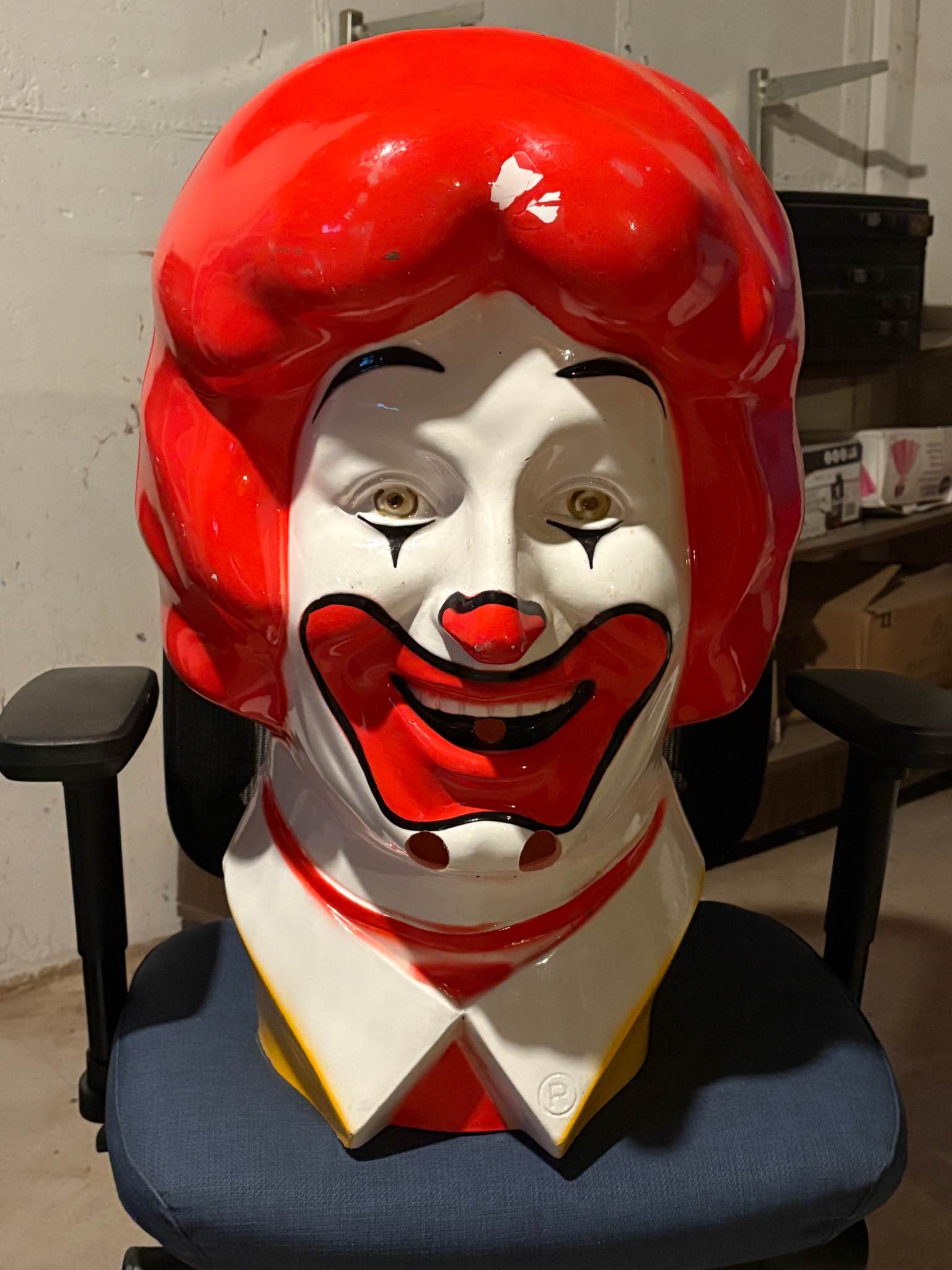 McDonald's Ronald Helium Head This is a vintage 1977 Ronald