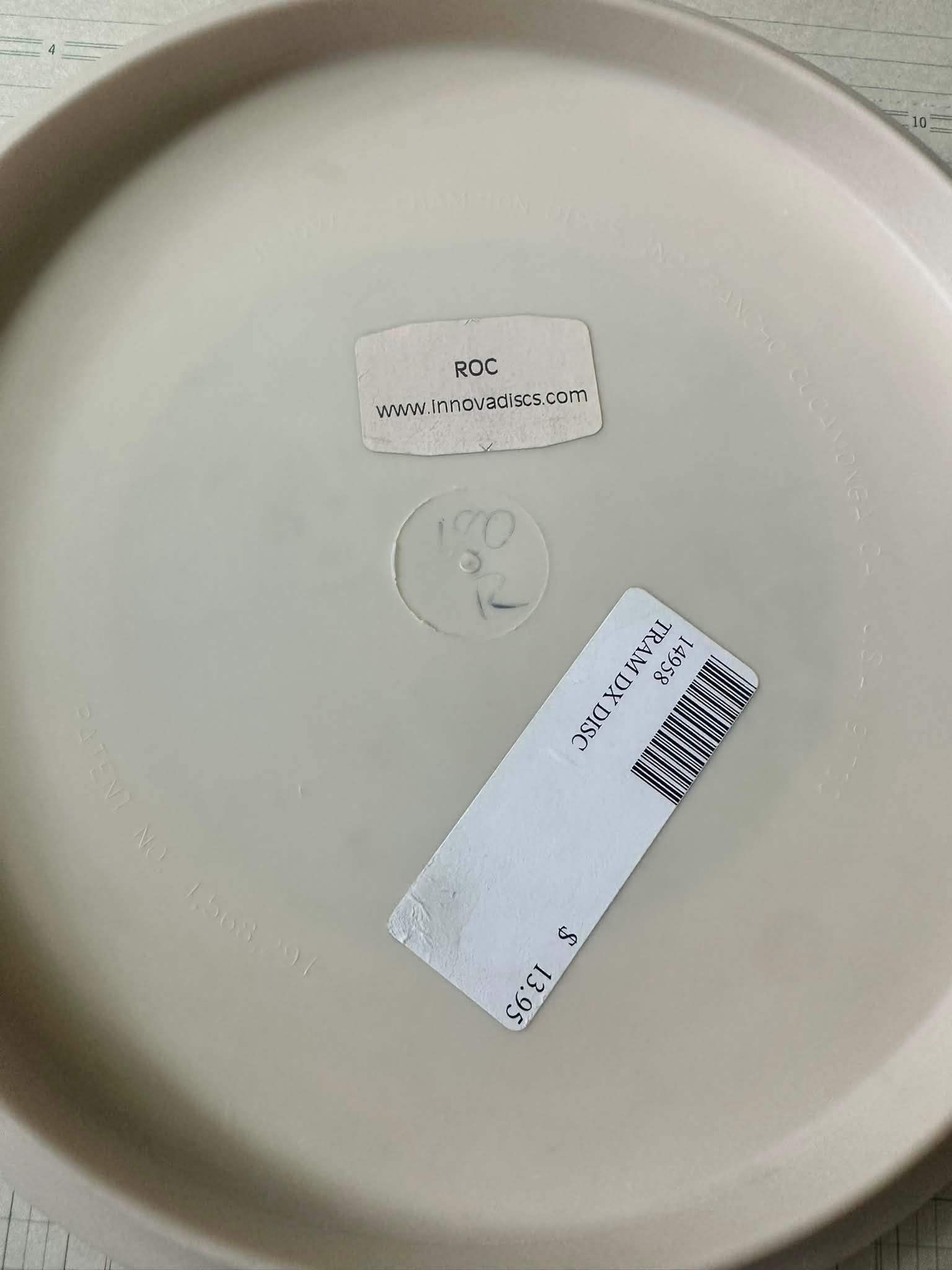 What is the 'Ching' stamp on my 20-year-old 180 DX Roc disc from