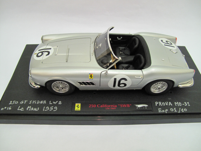 Building Gunze Sangyo 1/24 Ferrari 250GT SWB model car