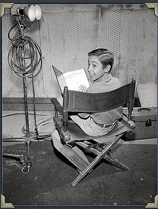 Johnny Crawford Legacy | Johnny reading a script on the set of The ...