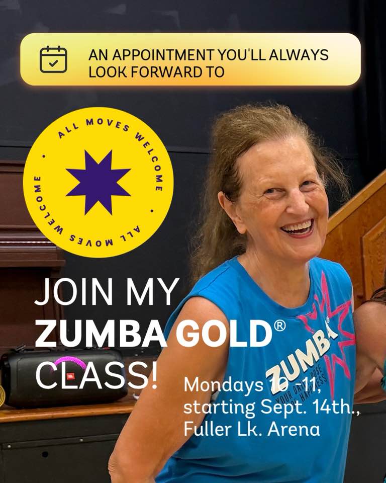 Zumba Gold Class for Seniors in Duncan, Fuller Lake, BC - Low
