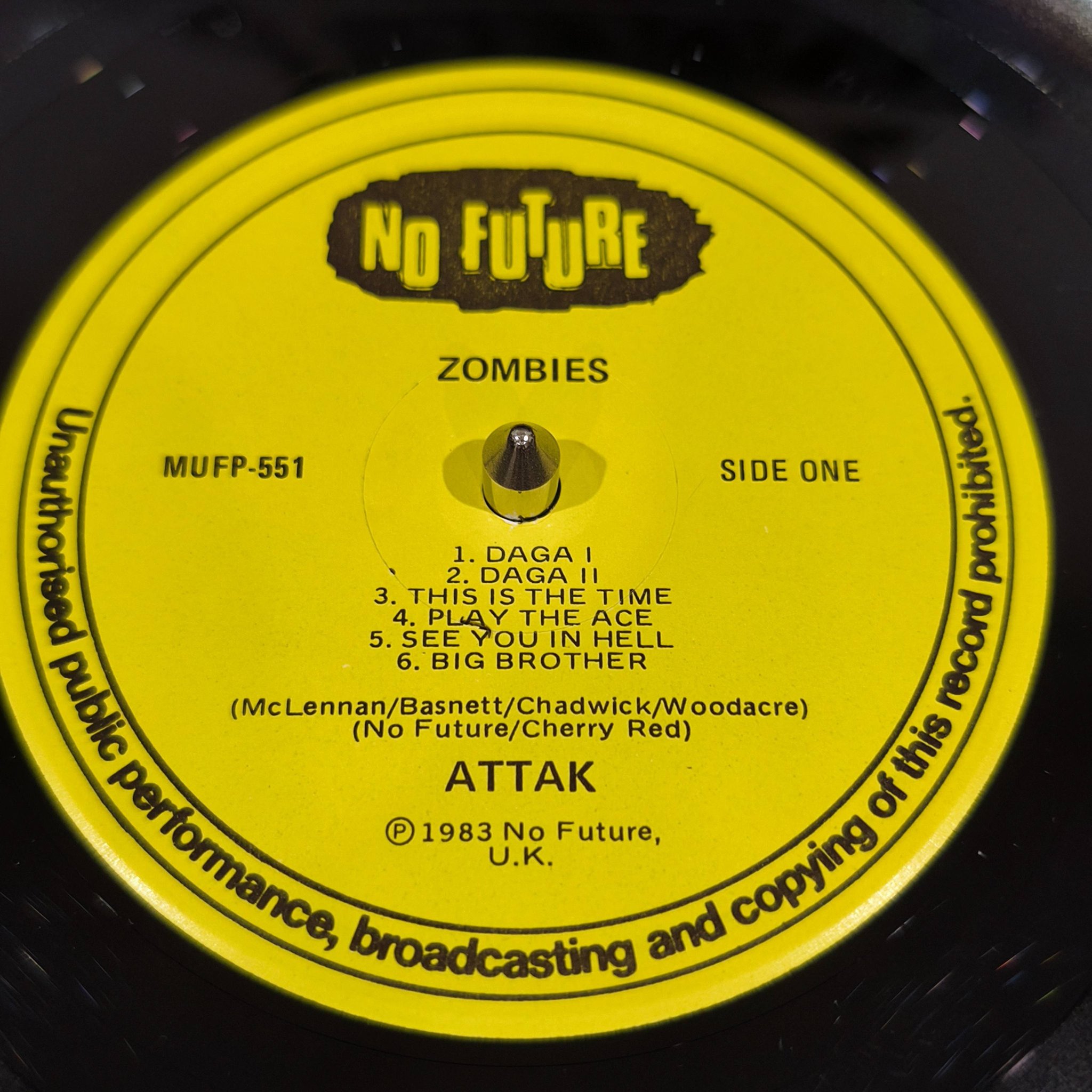 Razar - Stamp out Disco Incredible rare Punk 7