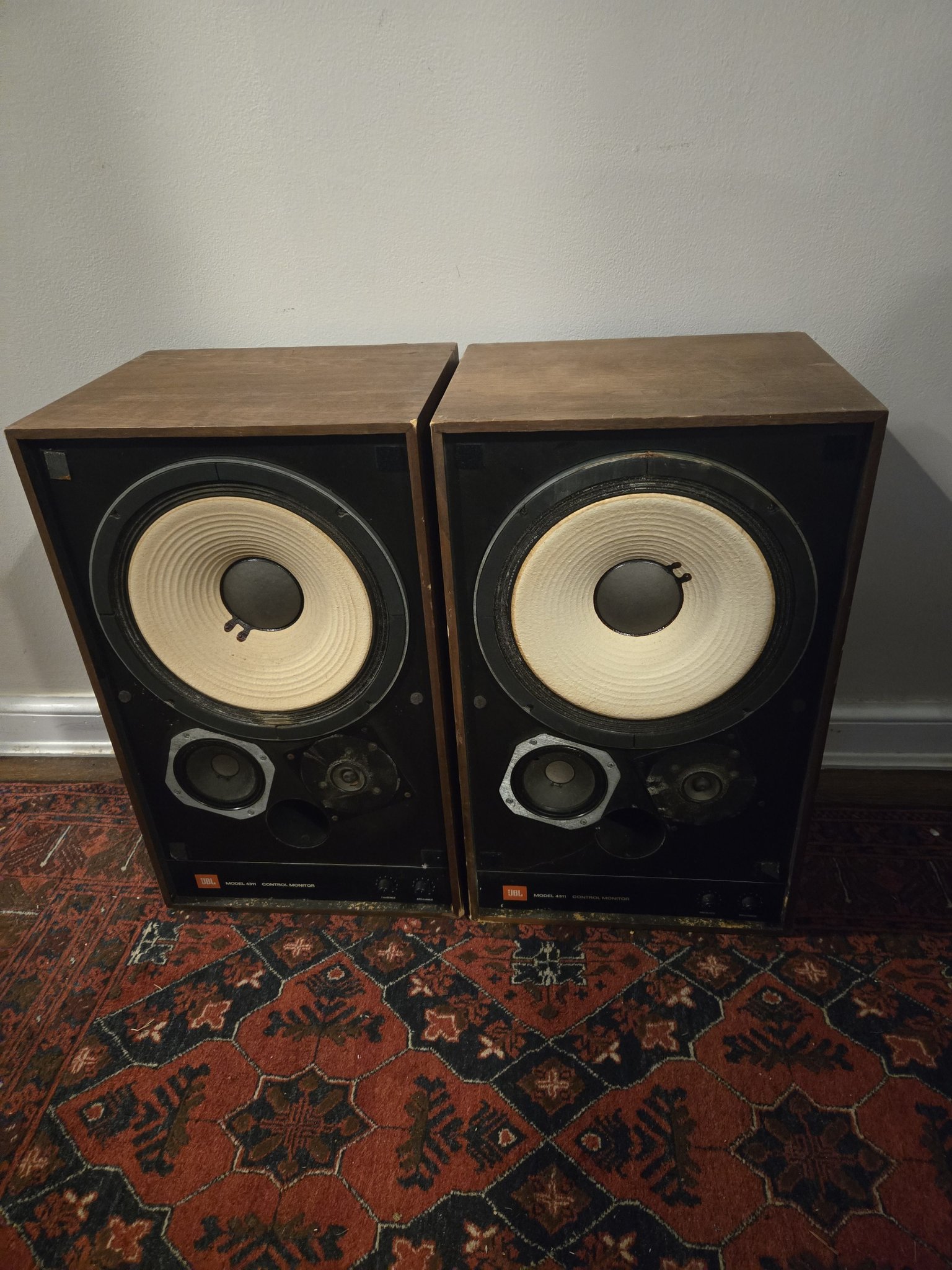 Restored JBL 4311 monitors from Island Studio