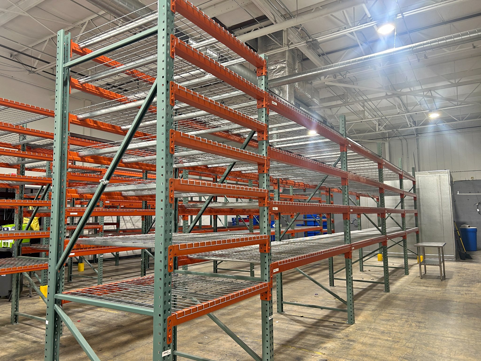 ULINE Warehouse Racking System and Workstations – Complete, Like New ...