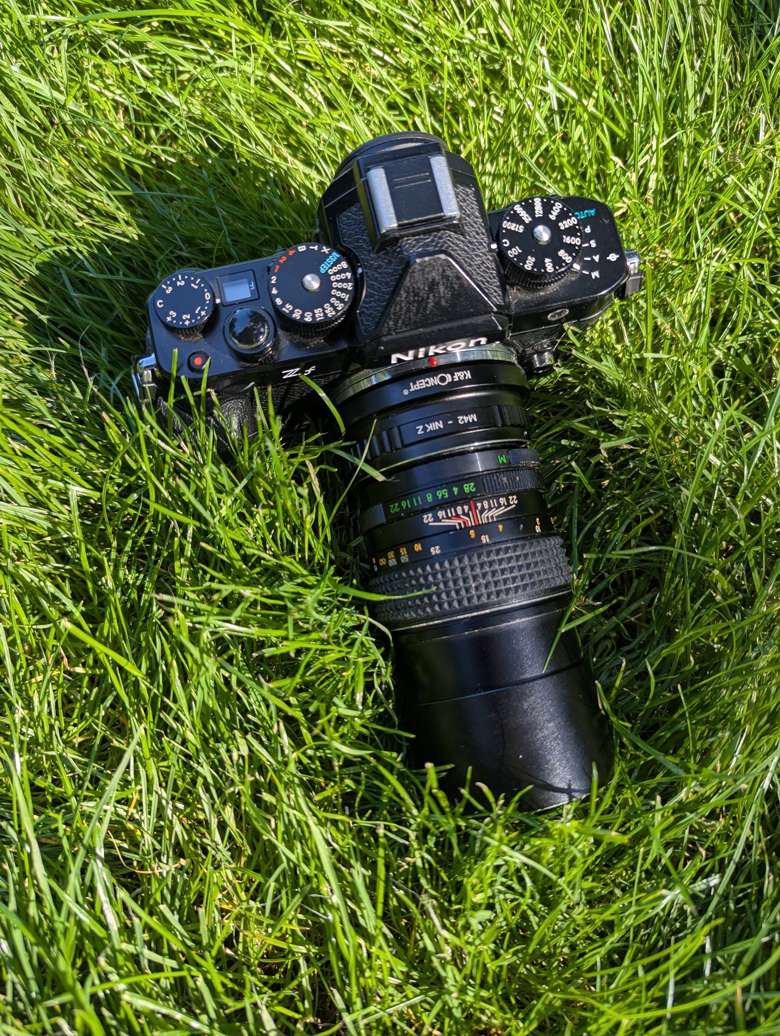 Vintage Nikon 135mm f/2.8 lens astrophotography test