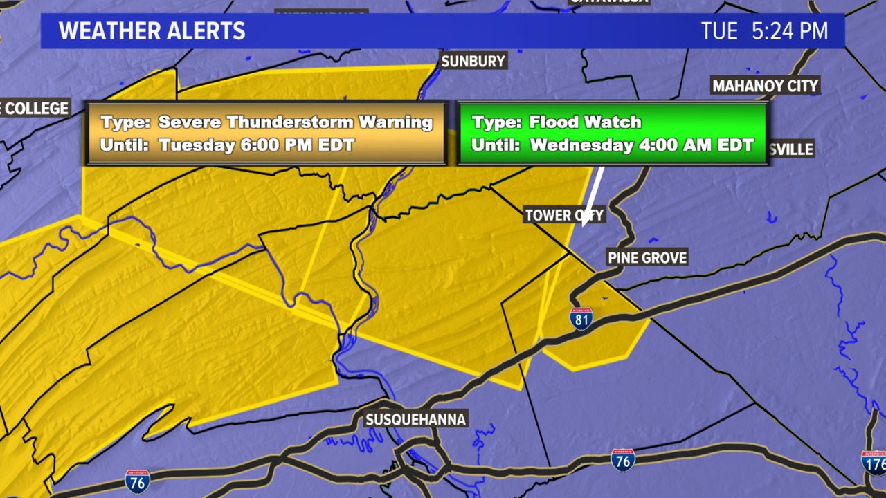 WNEP Weather - Severe Thunderstorm Warning has been issued... | Facebook